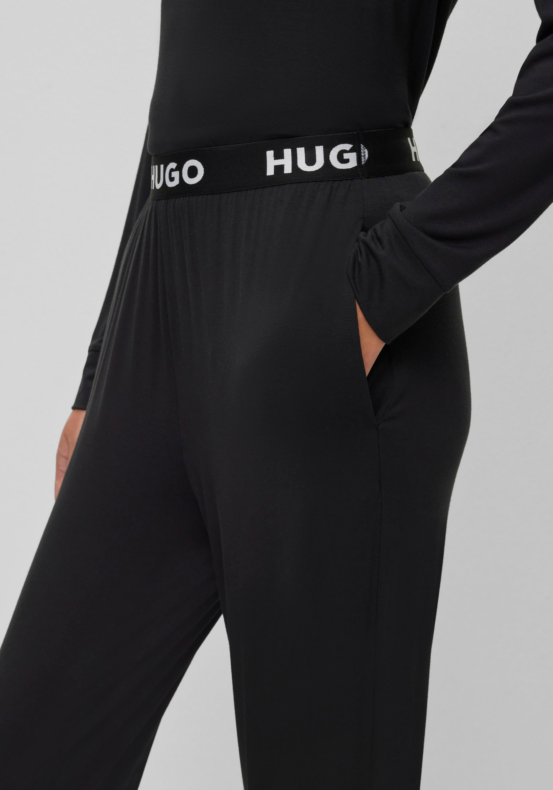 HUGO Underwear Schlafhose »UNITE_PANTS«, mit Hugo Logo-Elastikbund