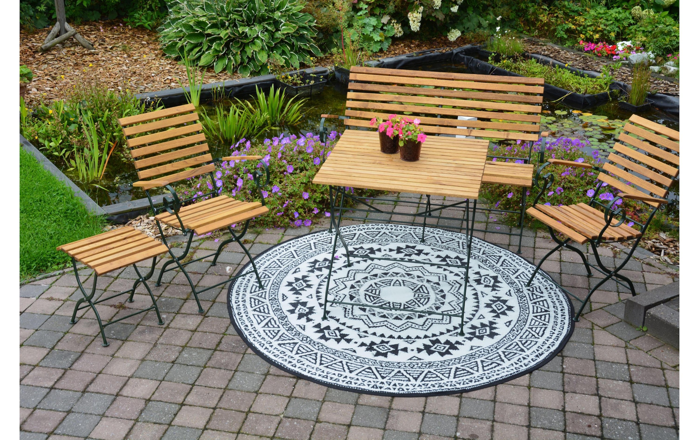 esschert design Teppich »Design«, rund, - mm Höhe