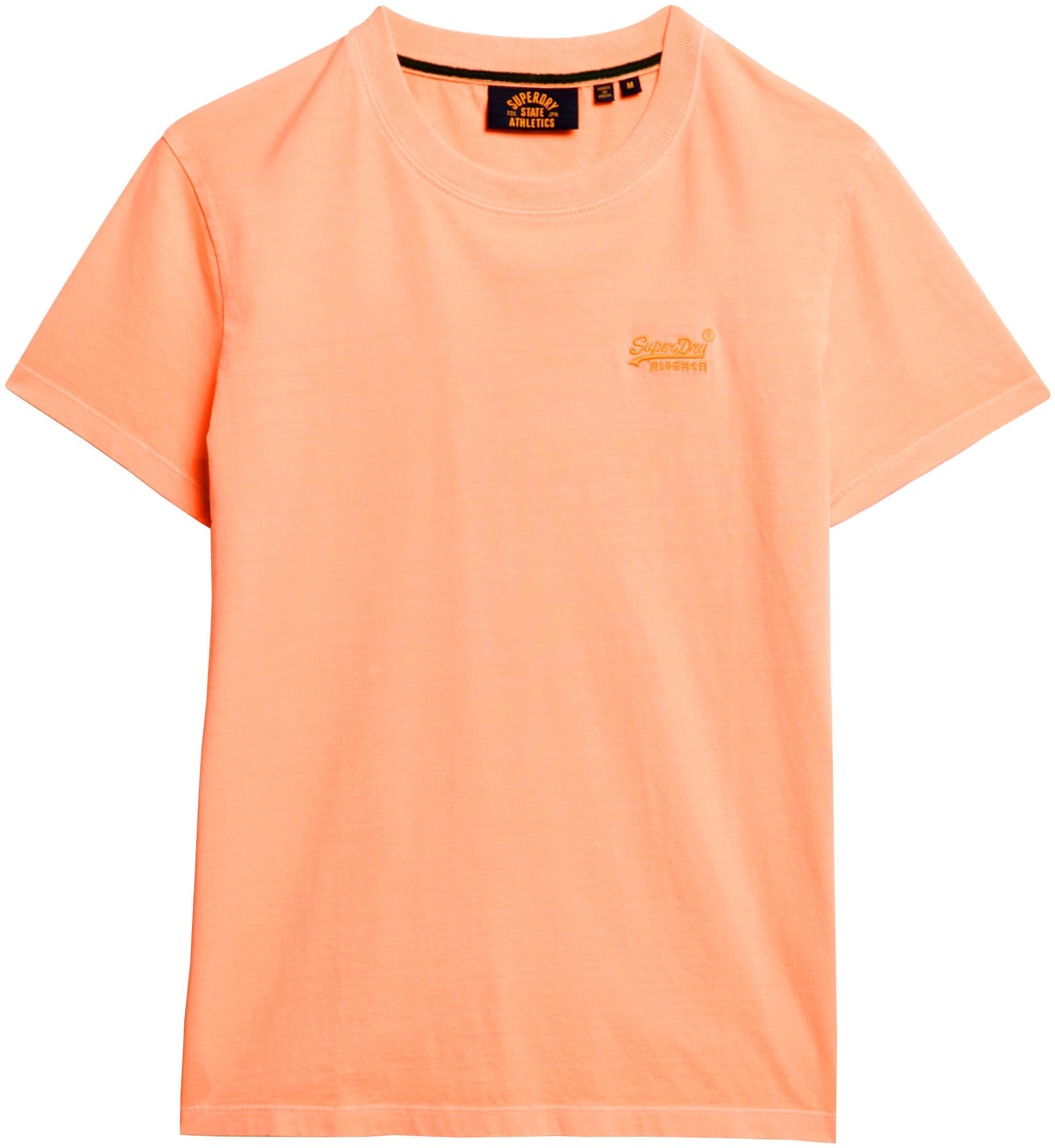 Superdry Rundhalsshirt »ESSENTIAL LOGO EMB NEON TEE«