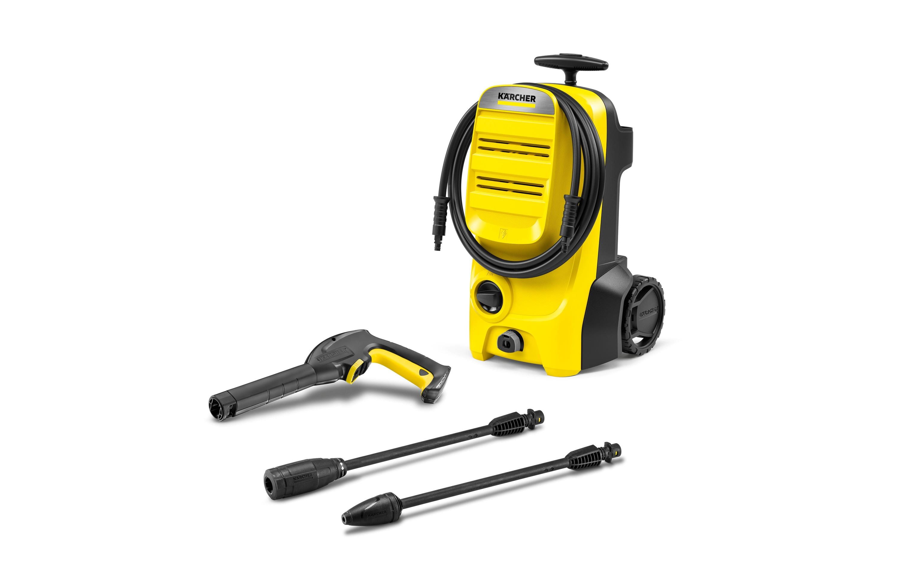 Kärcher Professional Hochdruckreiniger "K 4 Classic Gr." Kompakter Hochdruckreiniger mit Aluminium-Teleskopgriff