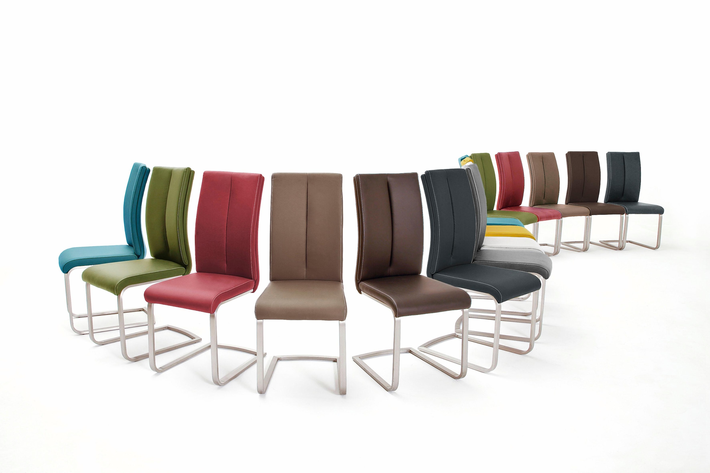 Jelmoli-Versand Stuhl furniture Kunstleder, 2«, St., kaufen »Paulo 4 MCA | belastbar bis kg 120 Freischwinger online (Set),
