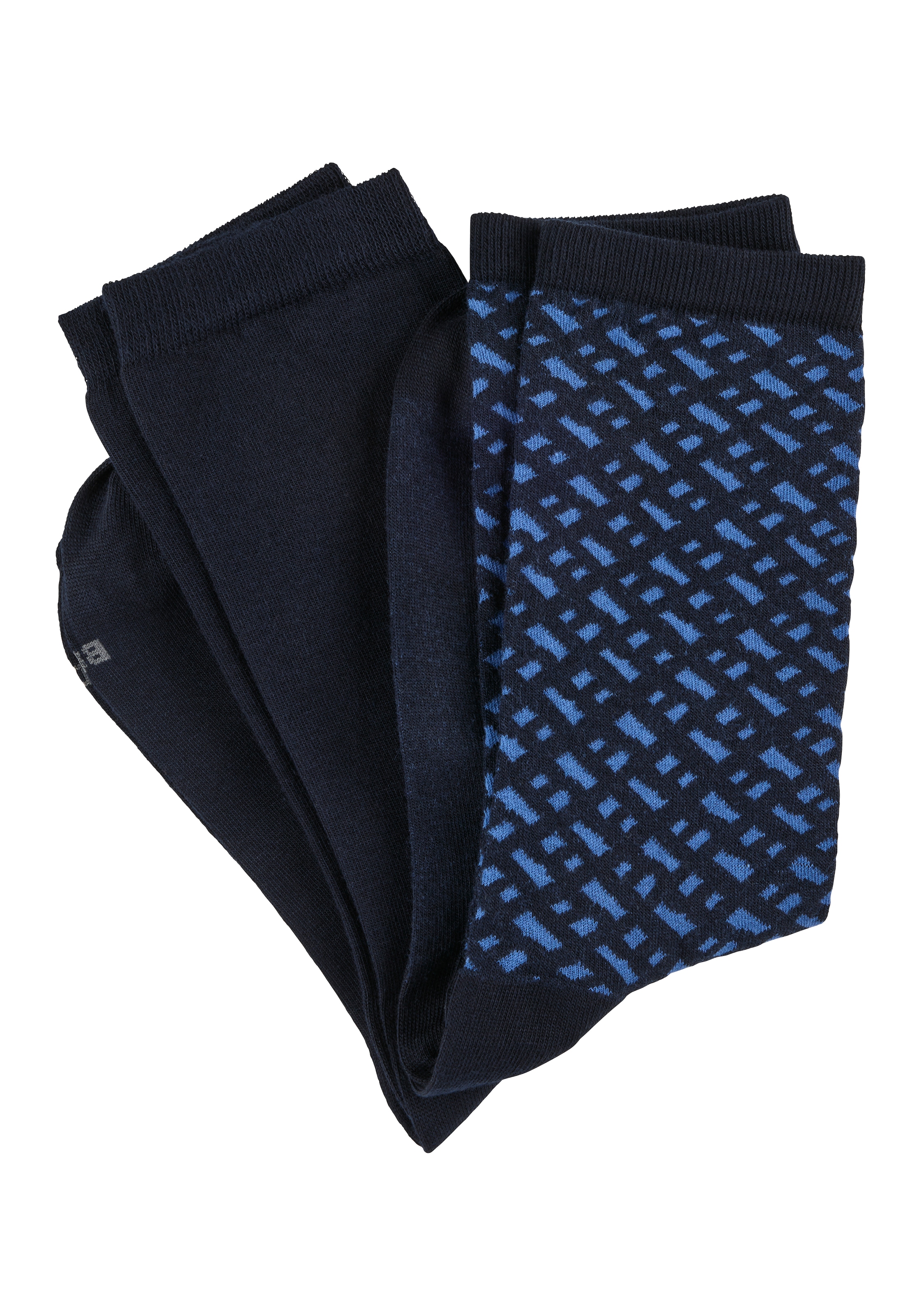 BOSS Freizeitsocken »2P RS Monogram CC« Packung, 2er-Pack, 2 Paar tlg. aus weicher Baumwollmischung