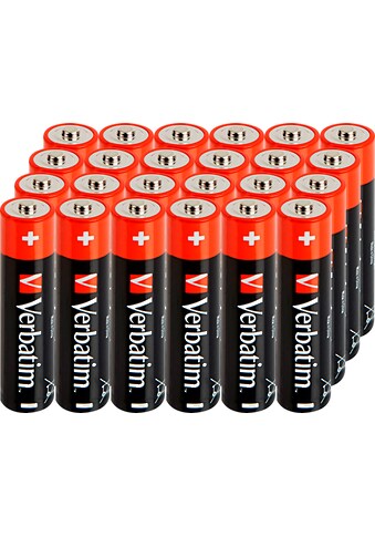 Verbatim Batterie »Batterie Alkaline, Micro, AAA, LR03, 1.5V, Retail Box, (24-Pack)« kaufen