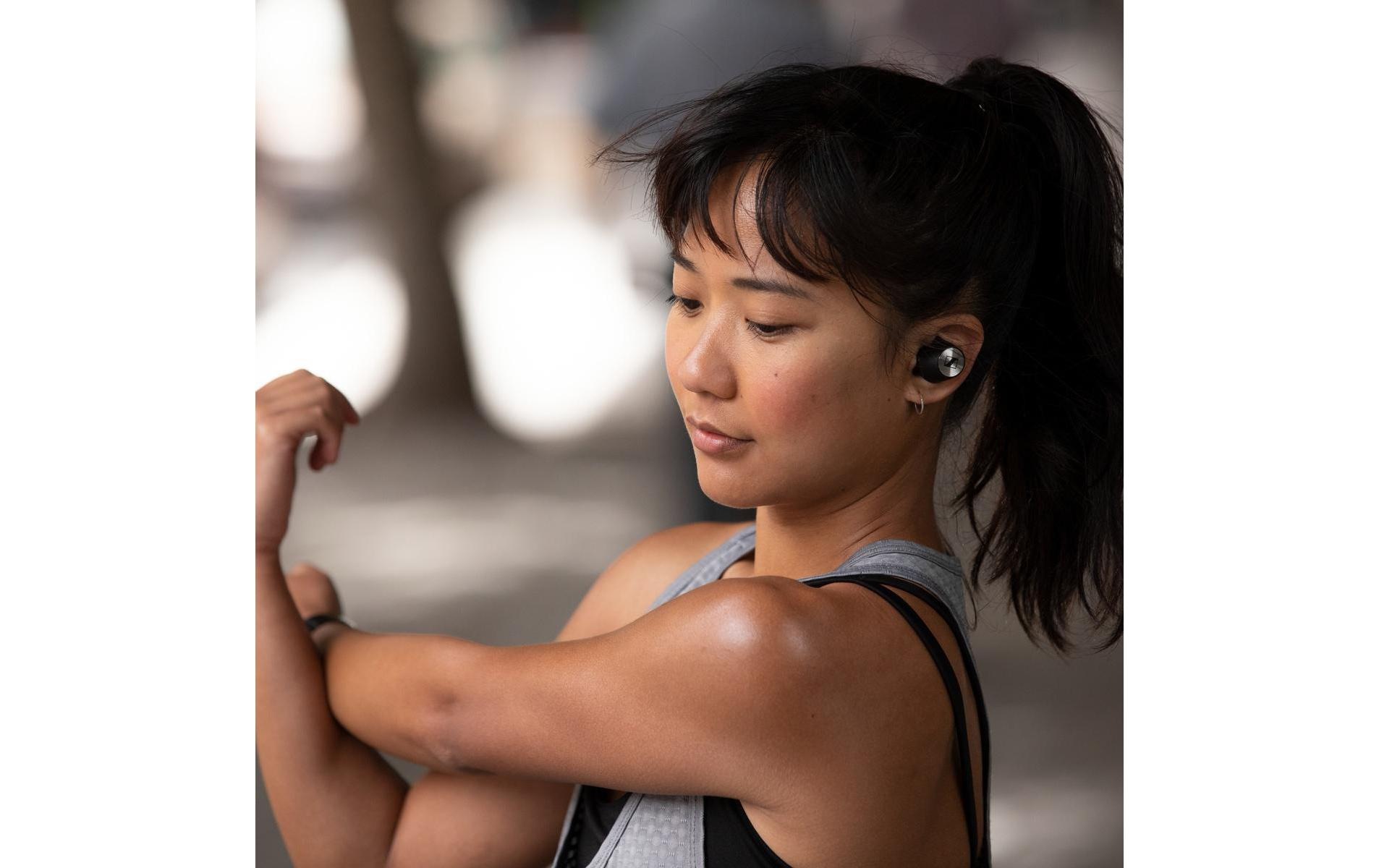 Sennheiser wireless In-Ear-Kopfhörer »Momentum Schwarz;Silberfarben«