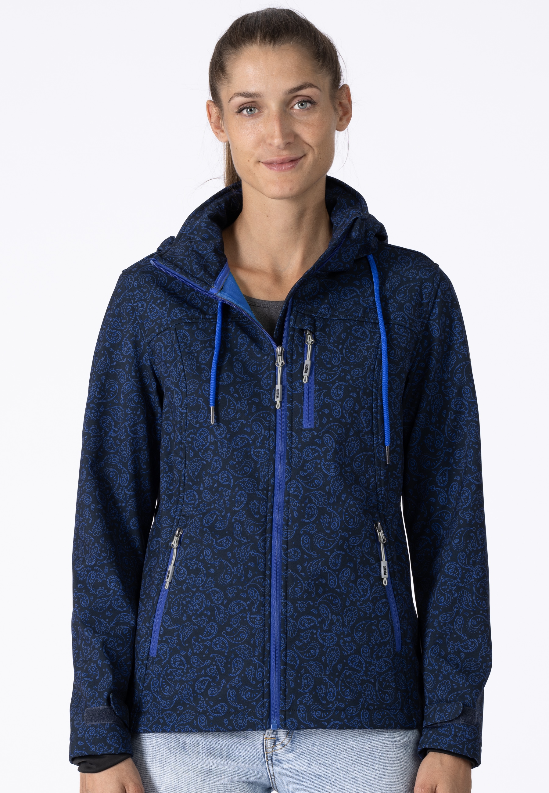 Softshelljacke »SUN PEAK II WOMEN«, mit abnehmbarer Kapuze