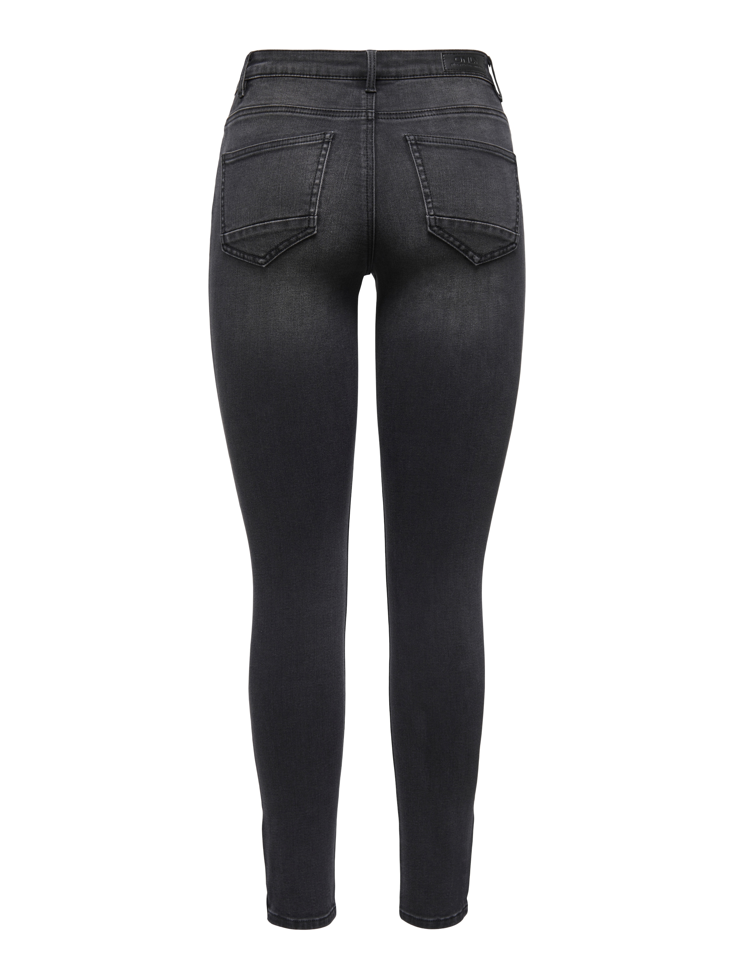 ONLY Skinny-fit-Jeans »ONLWAUW MW ZIP SK ANK DNM BOX«