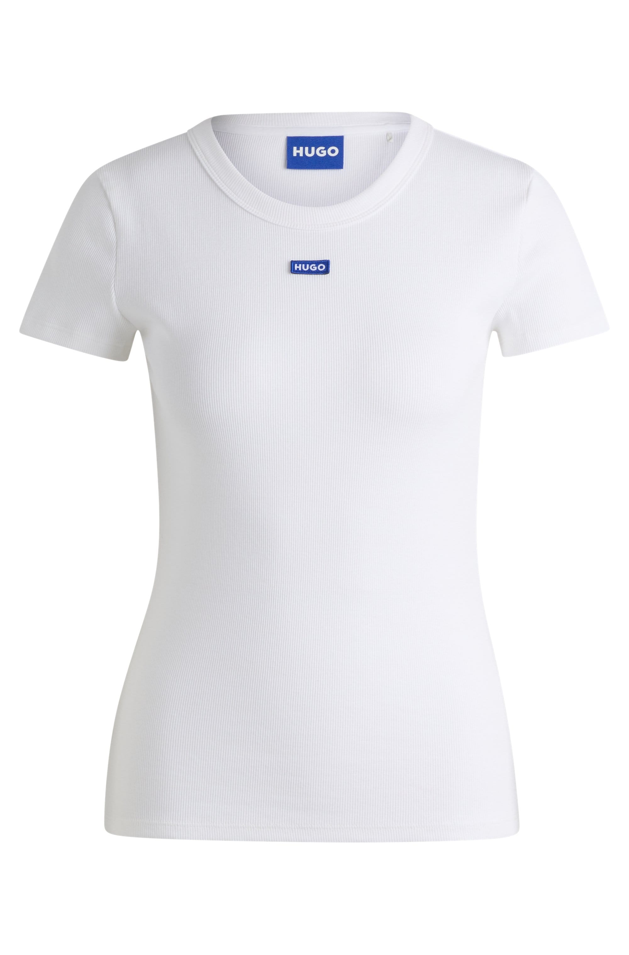 HUGO Blue T-Shirt »Easy Tee«, mit HUGO Aufnäher