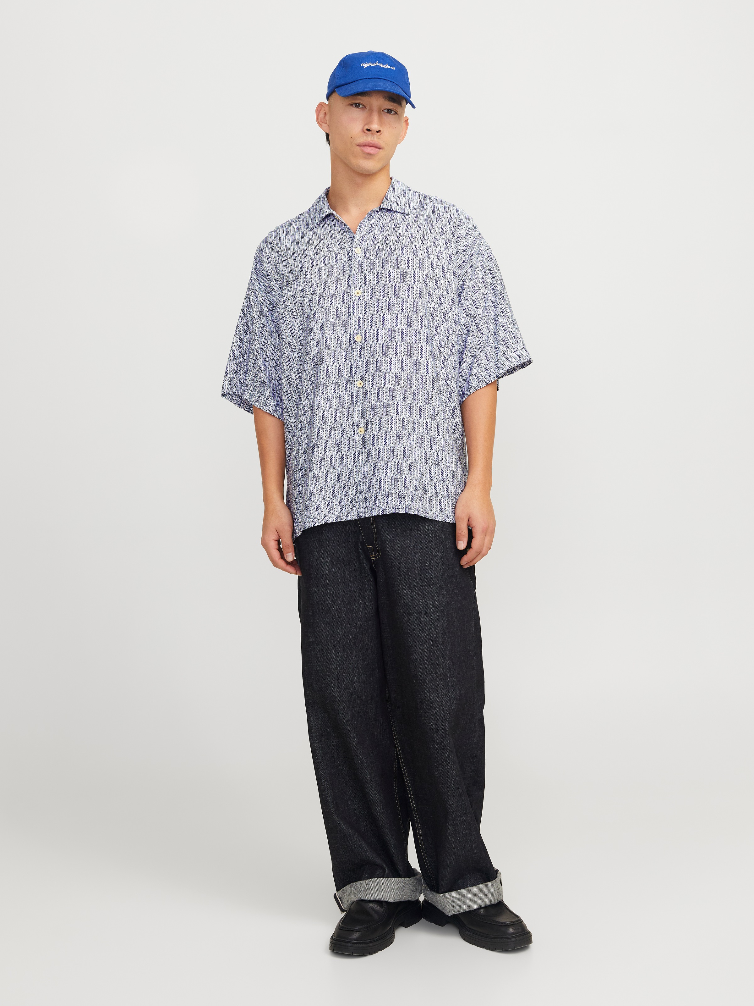 Jack & Jones Kurzarmhemd »JORMARSHALL ISLINGTON AOP SHIRT SS SN«