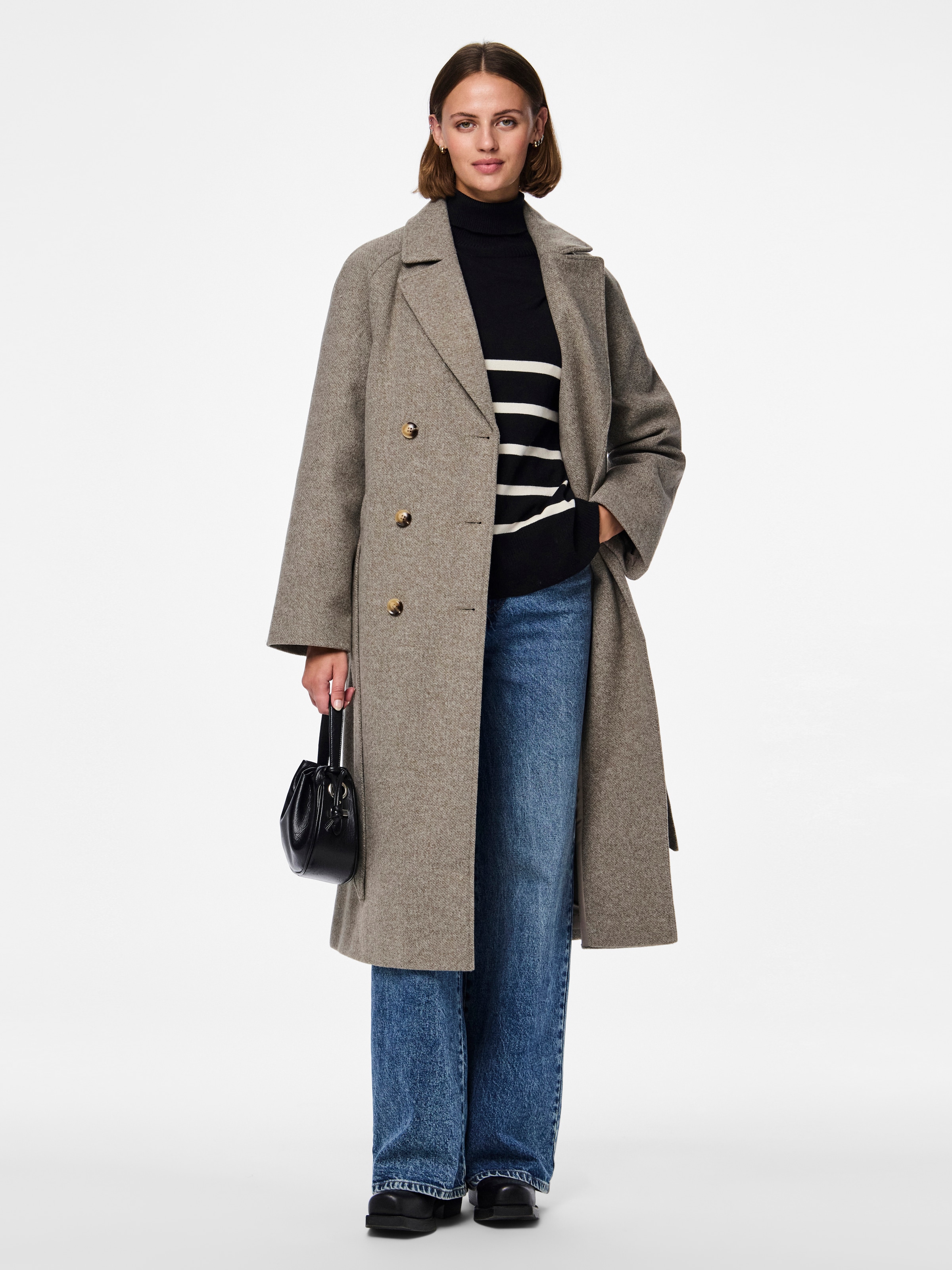 pieces Langmantel »PCMARBEL LONG COAT NOOS«