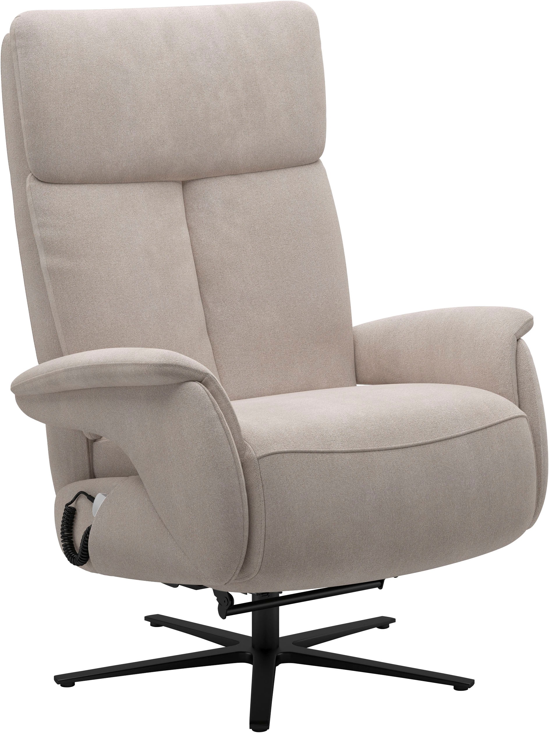 sit&more TV-Sessel "Triple Seven Xtra large, bis 200kg belastbar, mit Herz-Waage Funktion" inkl. Kopfteil- & Drehfunktion, wahlweise mit Akku und Aufstehhilfe