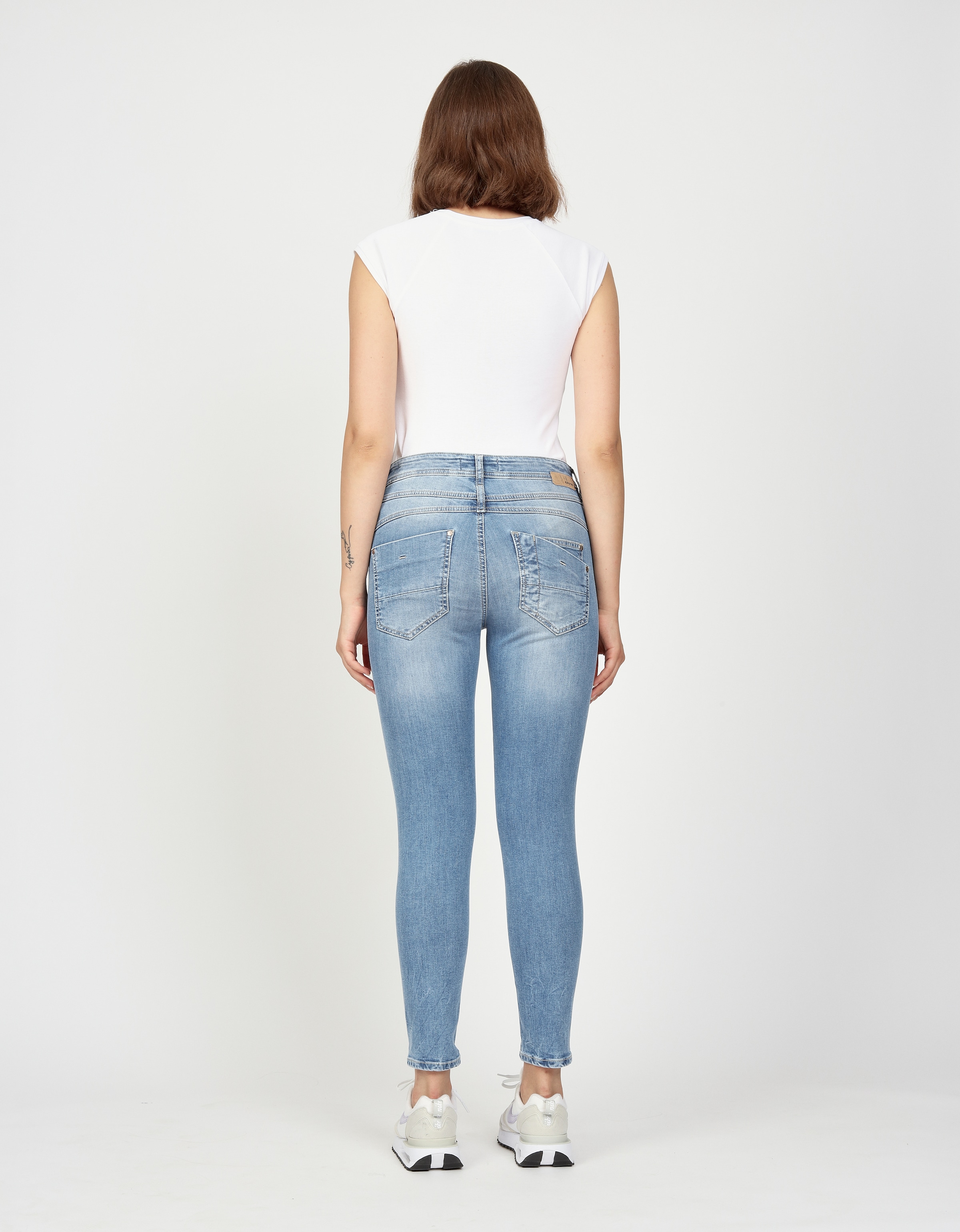 GANG Relax-fit-Jeans »94AMELIE CROPPED«, in 5-Pocket-Style