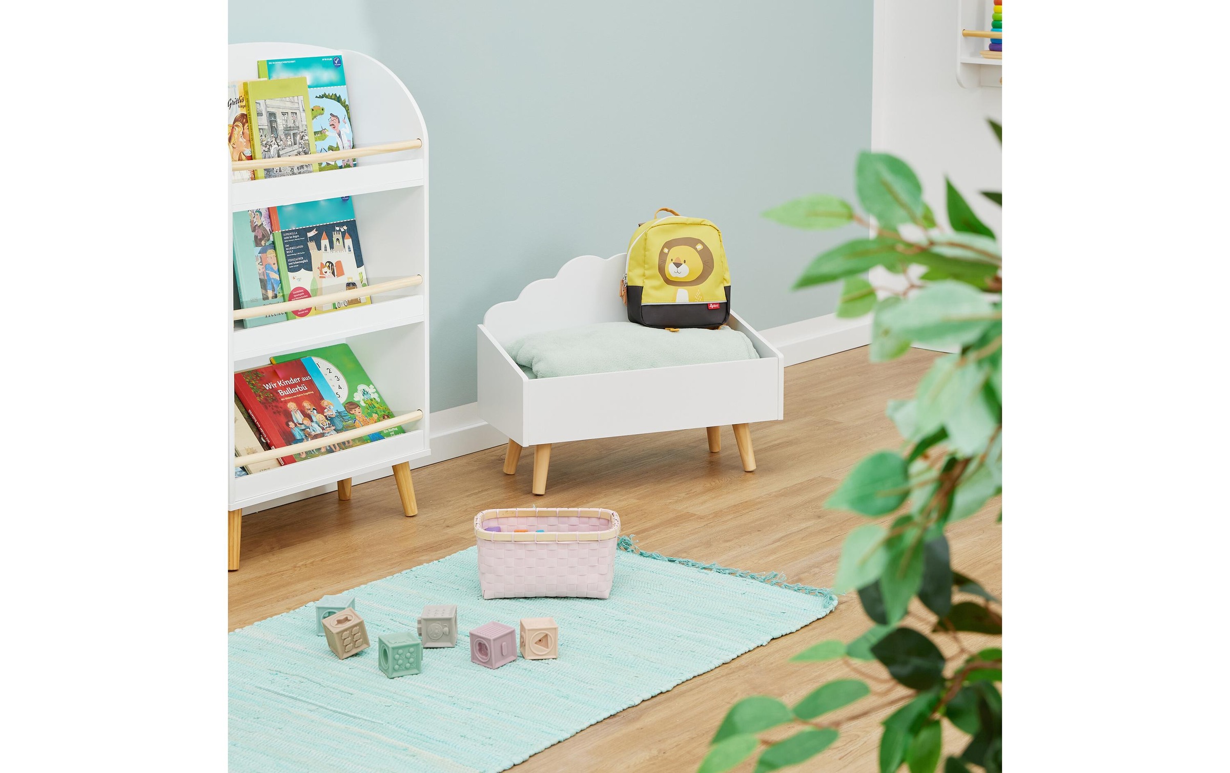 relaxdays Spielzeugtruhe »MDF / Kiefern«