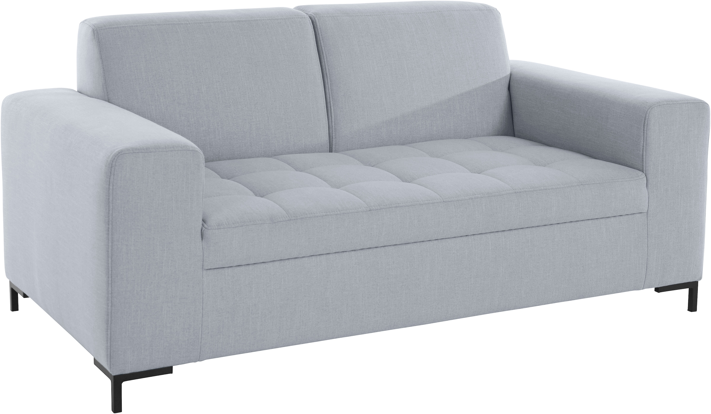 GOODproduct 2-Sitzer »Grazzo«, hochwertige Stoffe aus recyceltem Material, Steppung im Sitzbereich