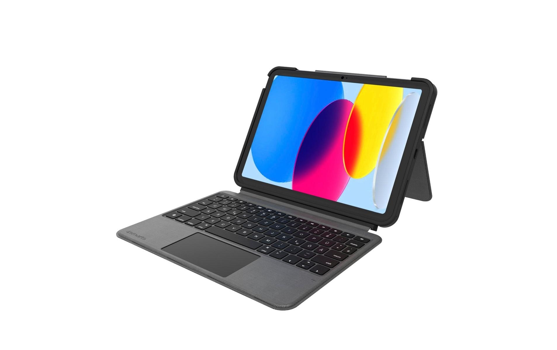 Tablet-Tastatur »Cover Solid Pro für iPad 10th Gen. CH«, (Touchpad)