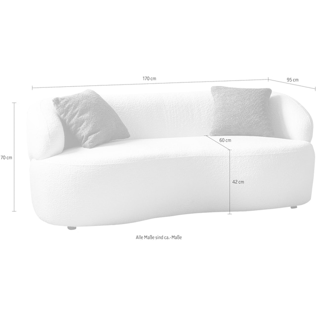 SalesFever 2-Sitzer, organisch geformt, Breite 170 cm online kaufen |  Jelmoli-Versand