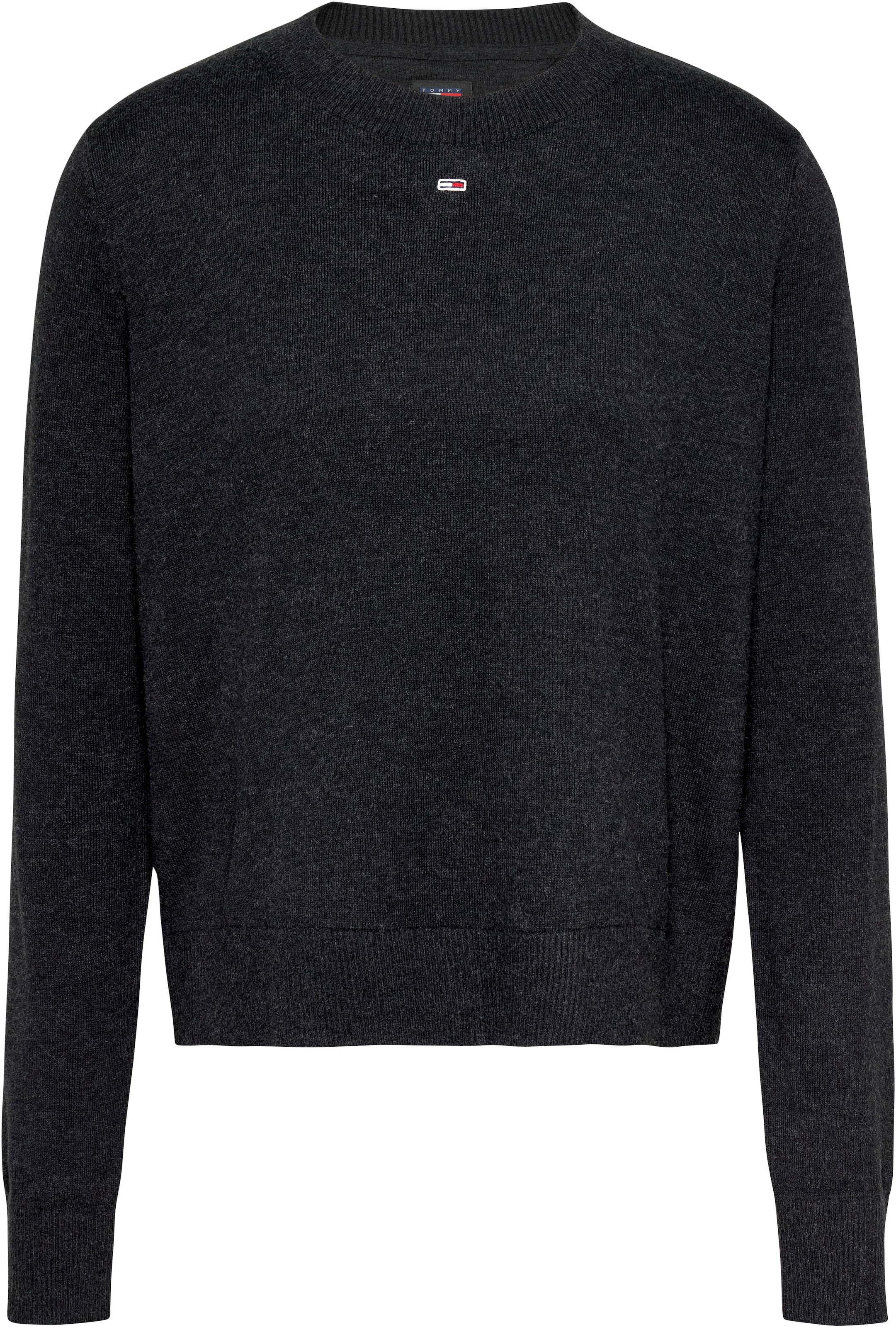 Tommy Jeans Strickpullover »TJW ESSENTIAL CREW NECK SWEATER«, mit Logostickerei