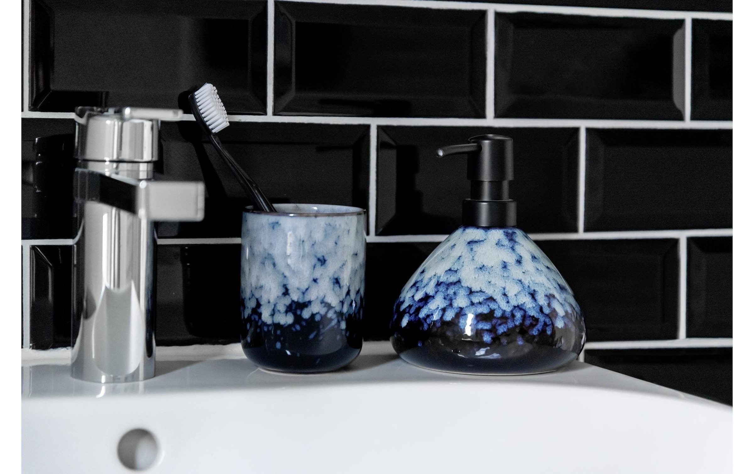 WENKO Seifenspender »Rosali 450 ml Blau«