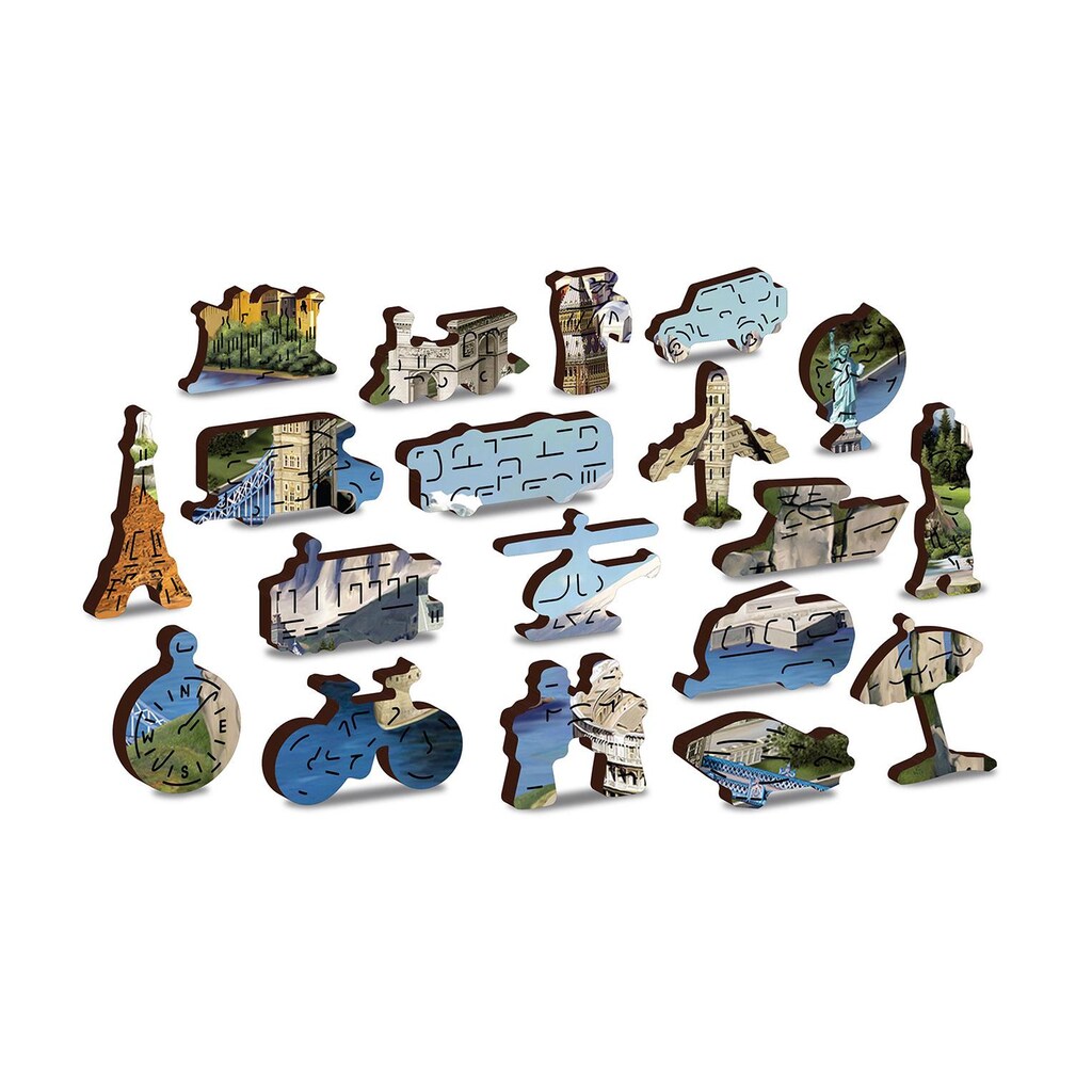 Wooden City Puzzle »World Land«