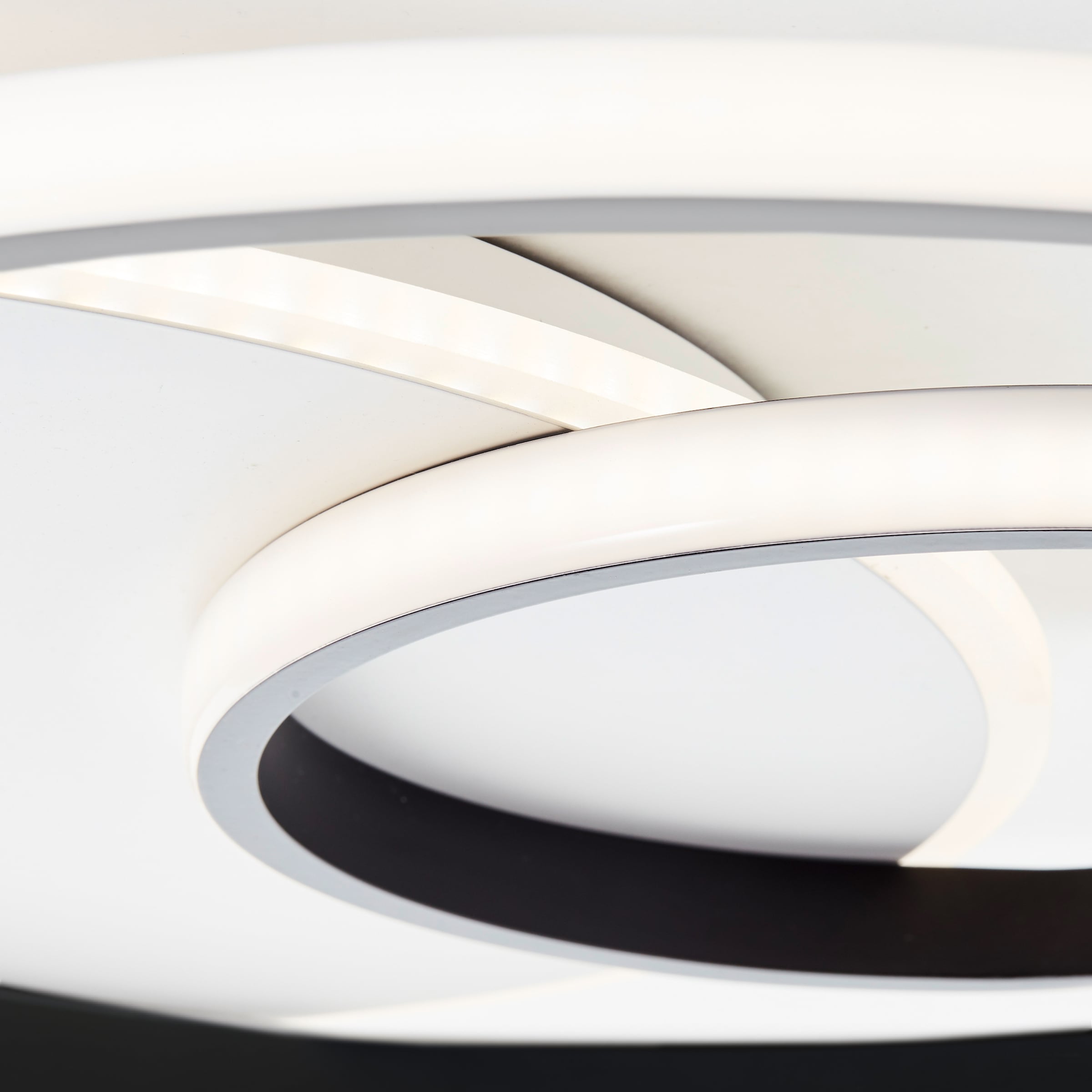 Brilliant LED Deckenleuchte »Merapi«, online 50,8 kaufen Jelmoli-Versand flammig-flammig, 4100 weiss/schwarz cm, Ø lm, | 1 Metall/Kunststoff, Licht, warmweisses