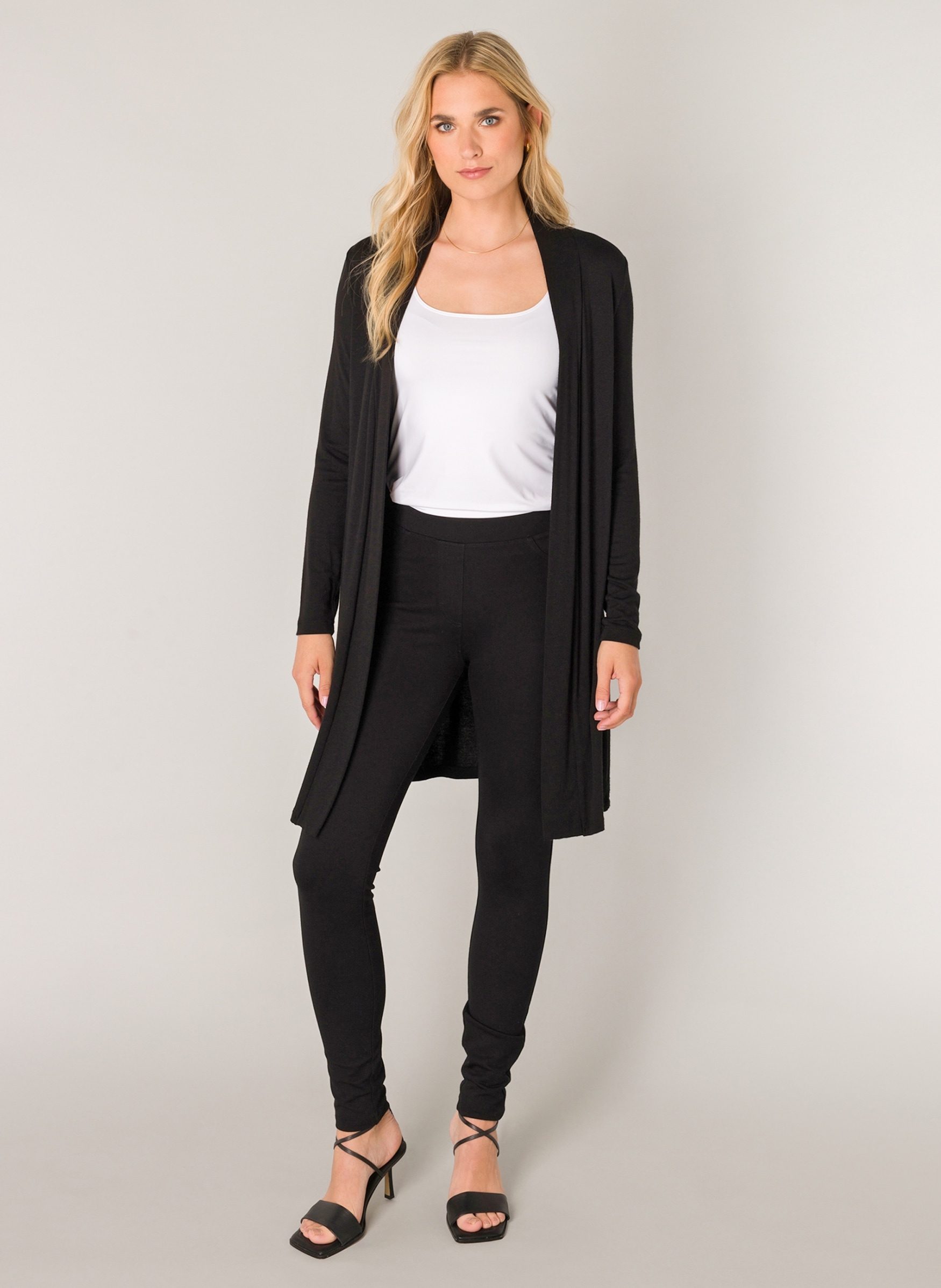 Base Level Longstrickjacke »Yayla Long«, ohne Verschluss