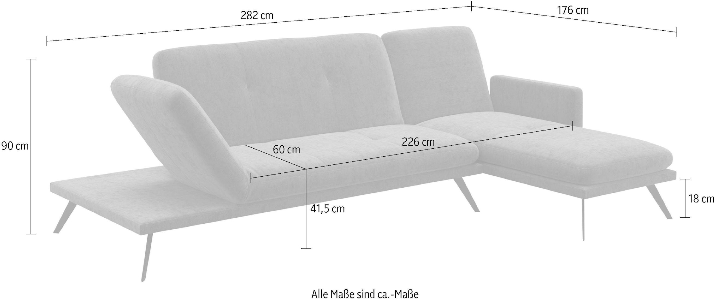 machalke® Ecksofa »wings, L-Form«