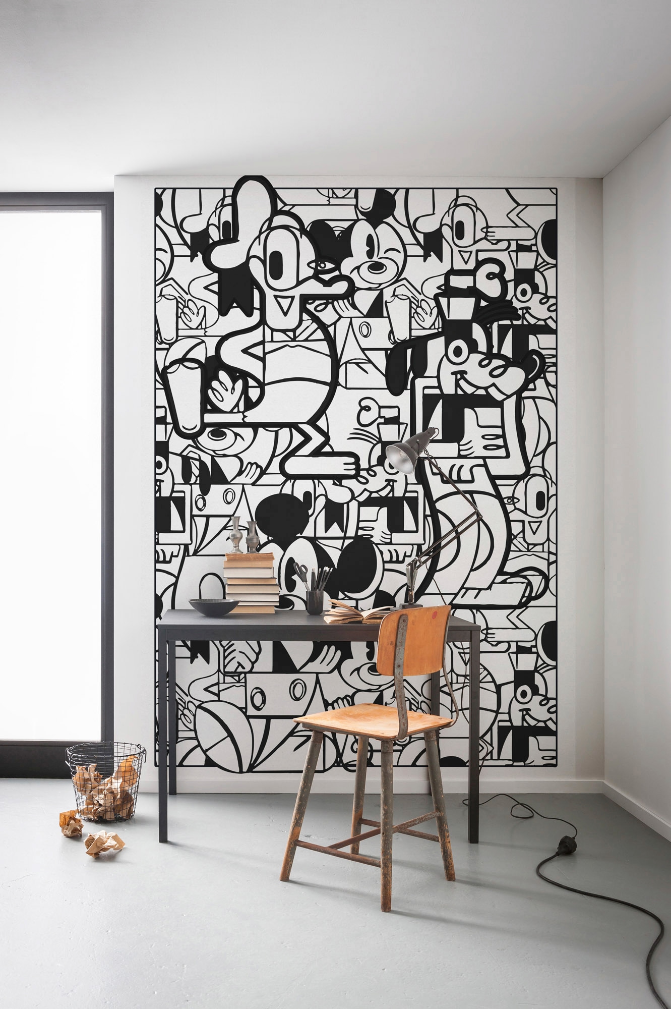 Komar Vliestapete »Digitaldruck Vlies - Mickey Constructive - Grösse 200 x 280 cm«, bedruckt, Kinderzimmer