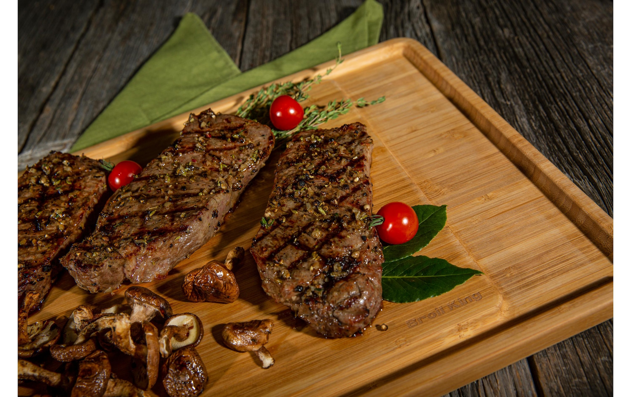 Broil King Schneidebrett »Bambusschneidebrett 45 x 31 cm«