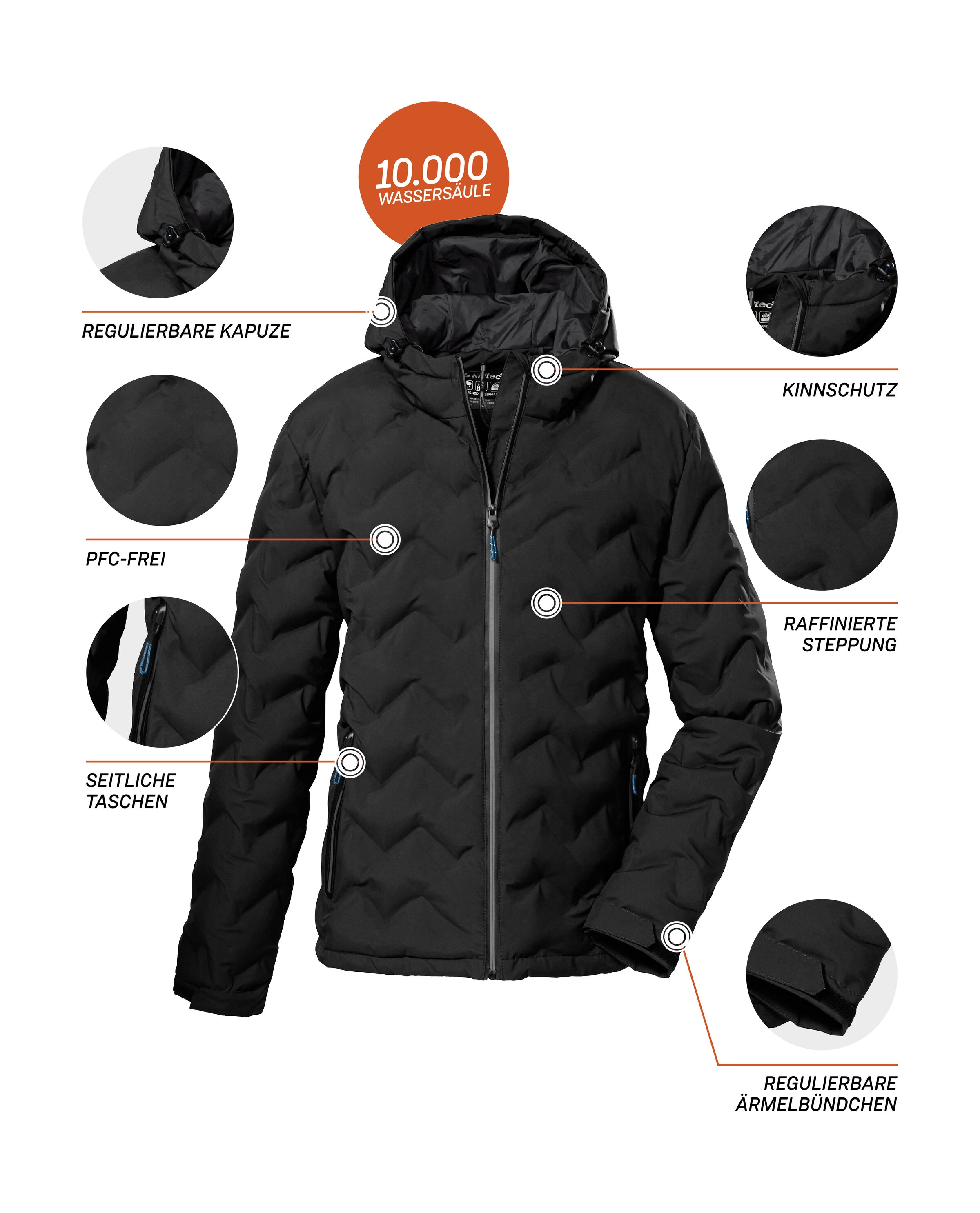 Killtec Steppjacke »KOW 119 MN QLTD JCKT«