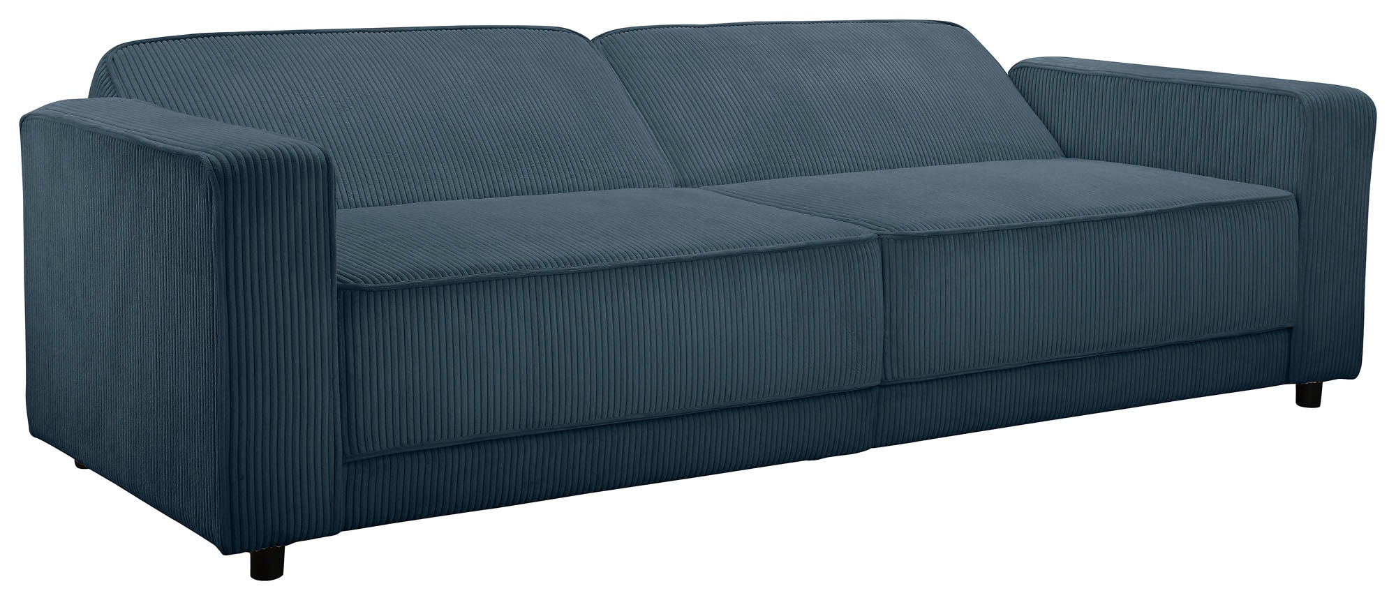 Dorel Home 3-Sitzer »Allie Schlafsofa 225 cm«, Bett-Funktion (108/190cm), trendiger Cord o. pflegeleichter Velours