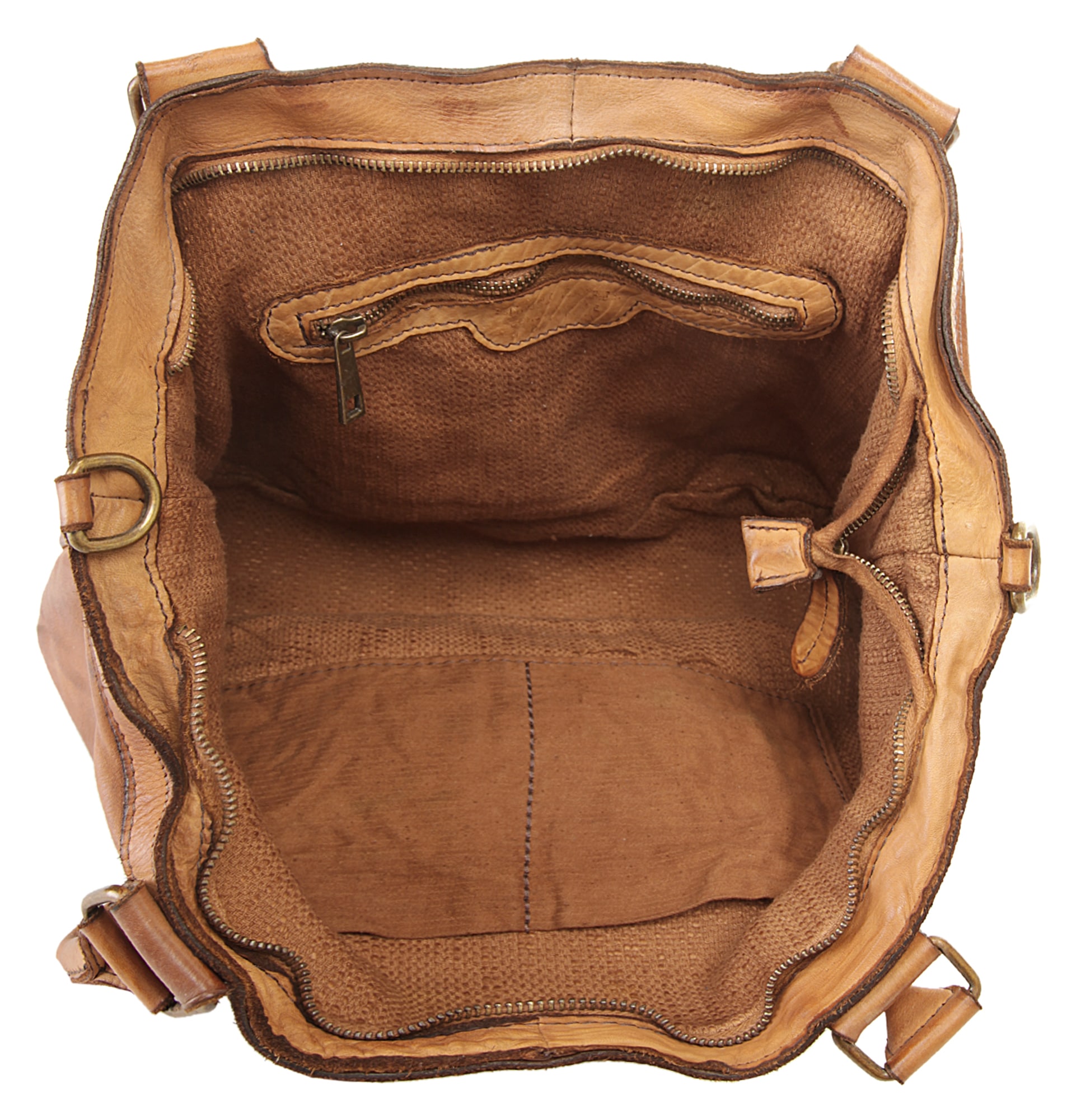 Samantha Look Shopper, echt Leder, Made in Italy