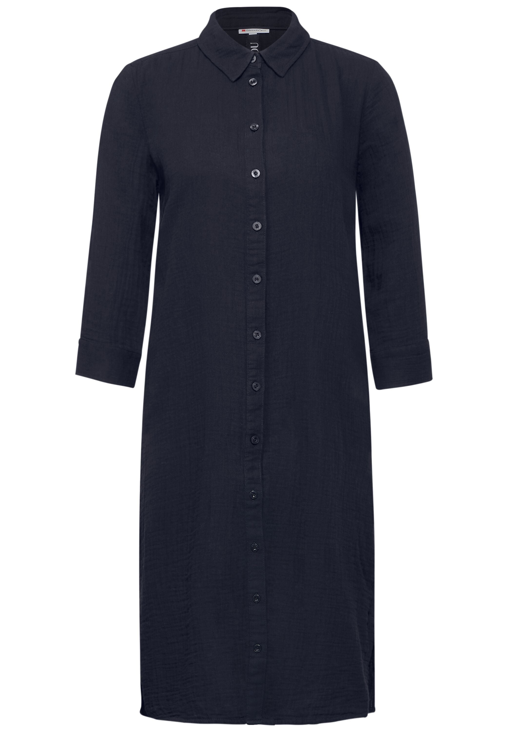 STREET ONE Hemdblusenkleid, mit Struktur