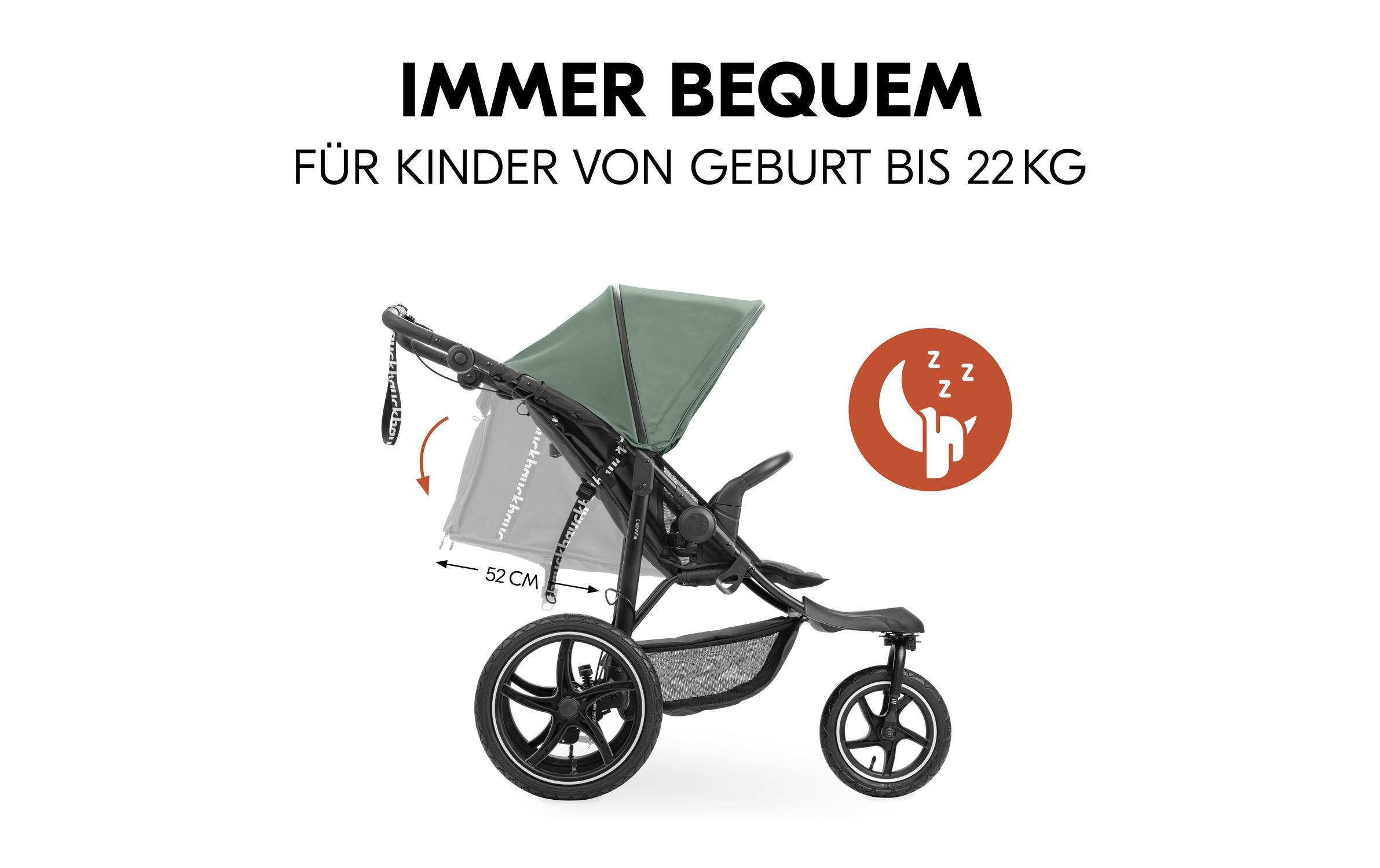 Hauck Kinder-Buggy »Runner 3«, 22 kg