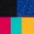 blau, pink, mint, gelb, schwarz