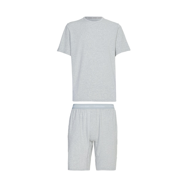 2 Pyjama SHORT Calvin dem online mit (Set, Bund bestellen Logoschriftzügen | Jelmoli-Versand auf tlg.), »S/S SET«, Klein