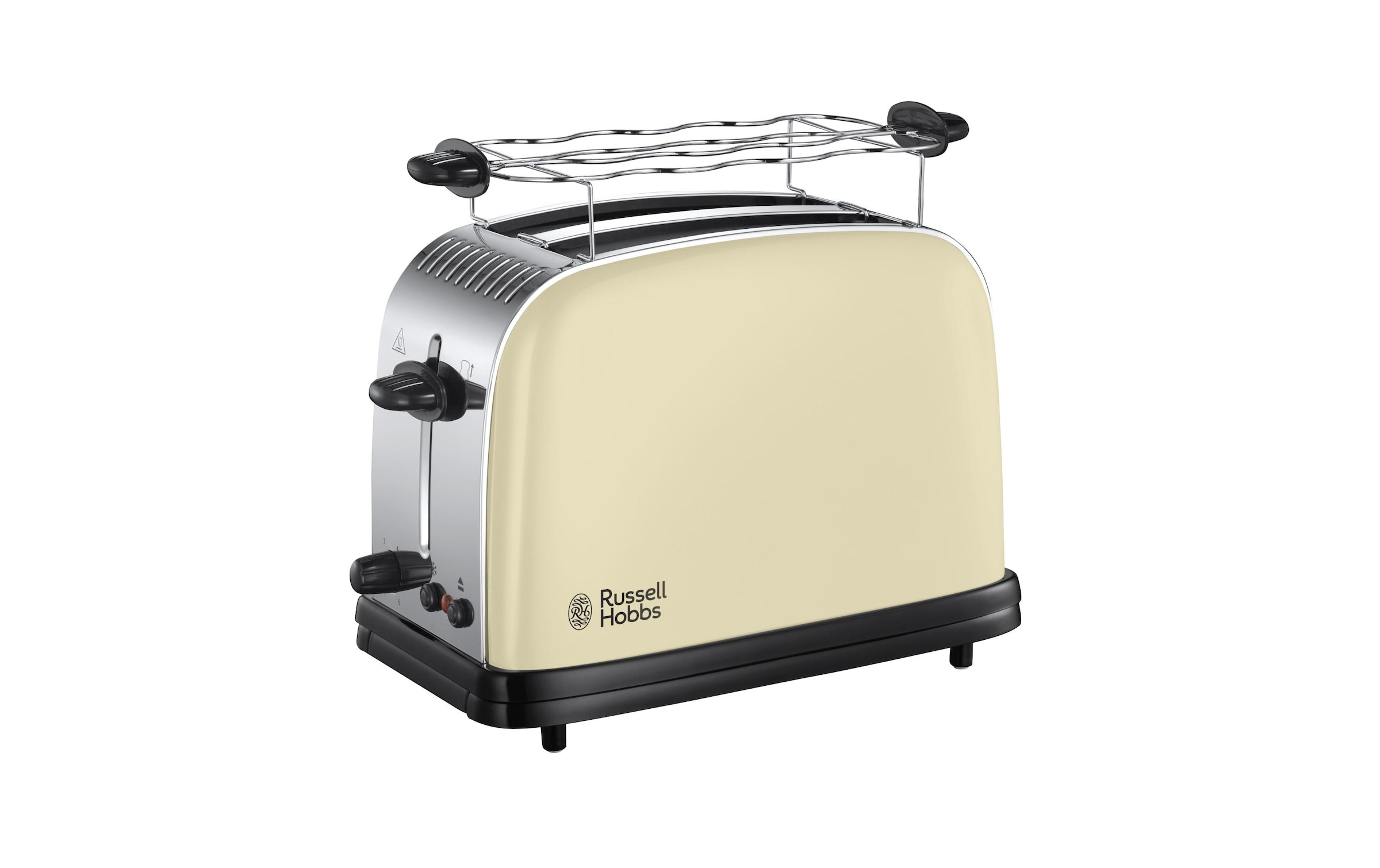 ➥ RUSSELL HOBBS 2 Toaster 1100 W, extra bestellen für Scheiben, | Jelmoli-Versand breite Beige«, gleich Toastschlitze »2333456