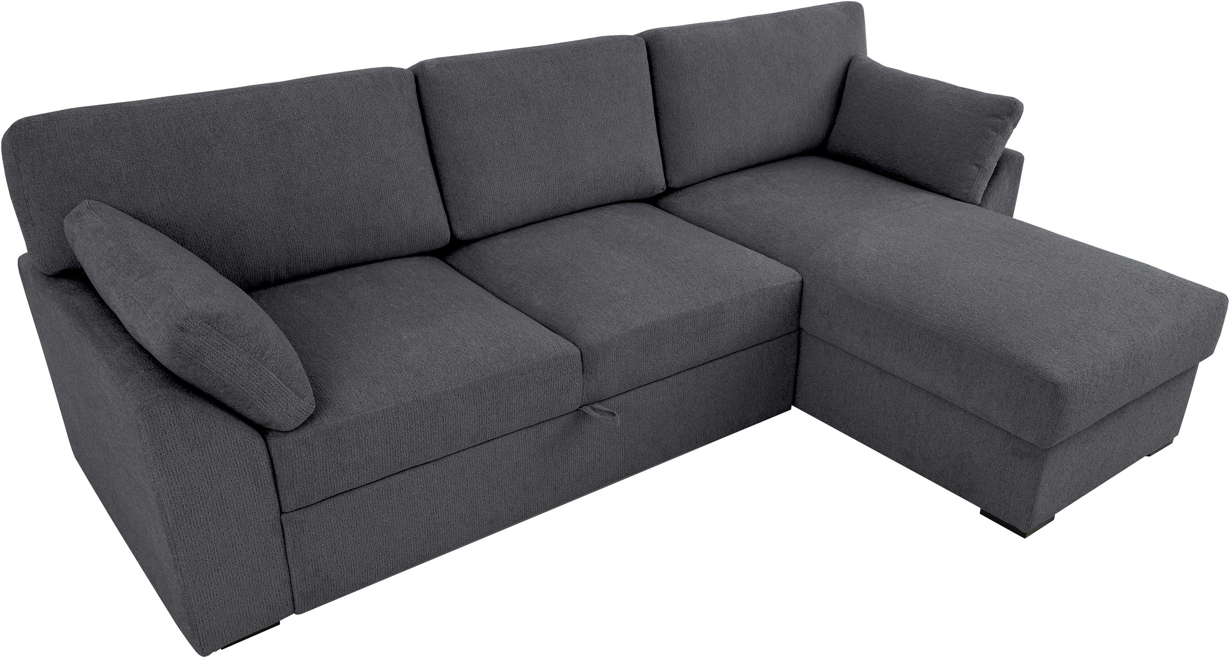 Home affaire Ecksofa »Citry«, Breite 246 cm, Chenille, Bettfunktion, Bettkasten, L-Form