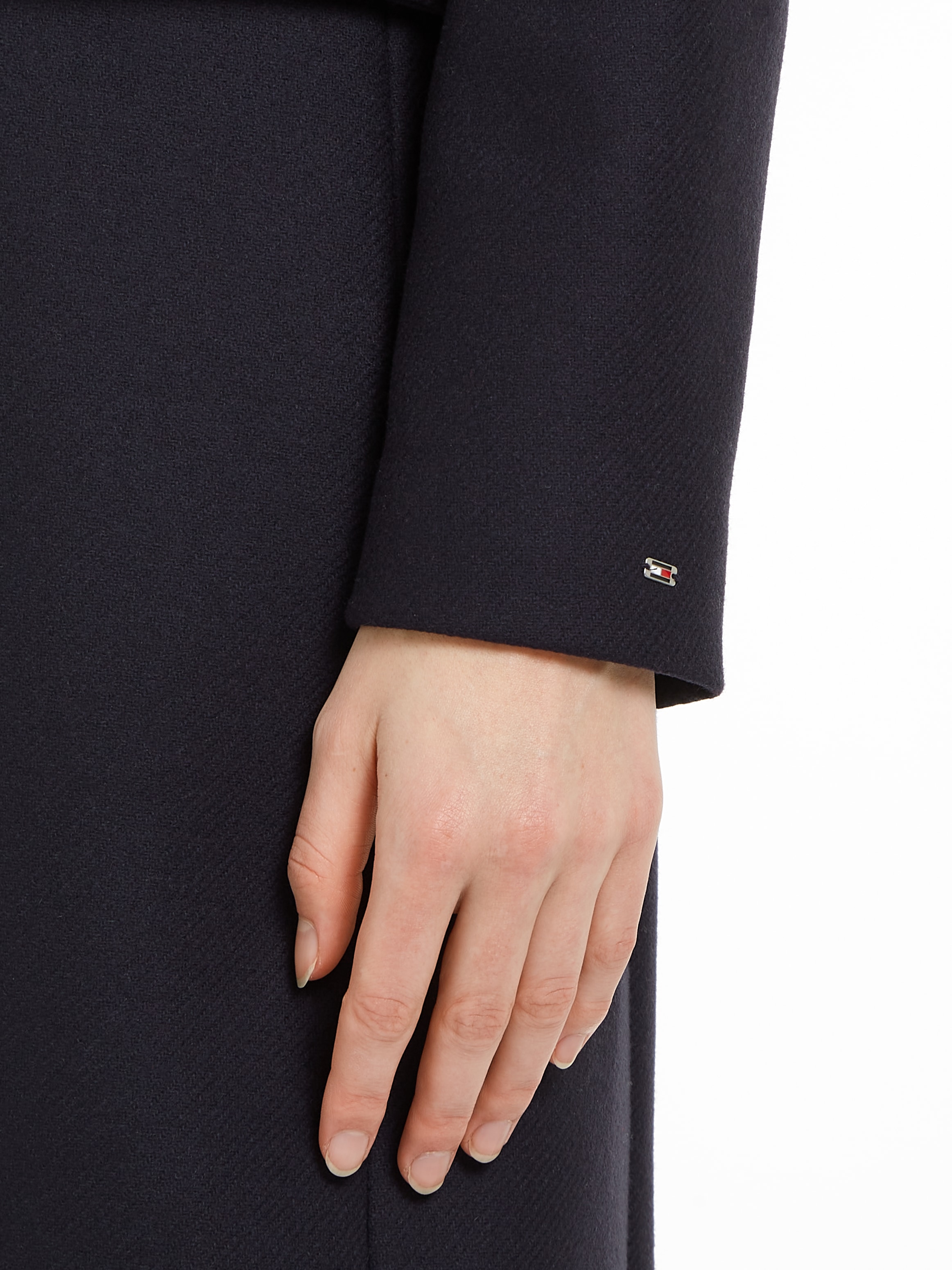 Tommy Hilfiger Langmantel, mit Logoprägung
