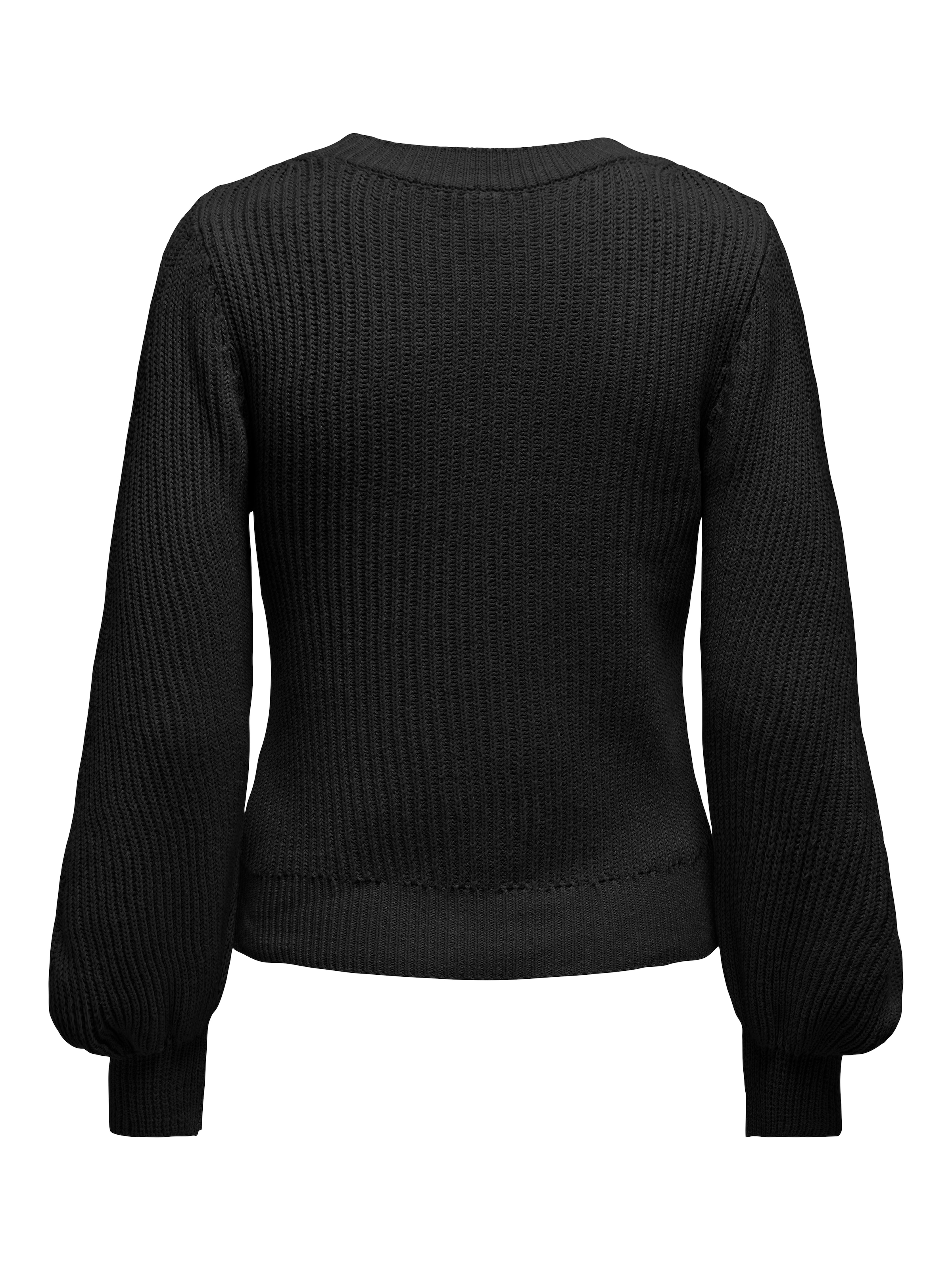 ONLY Rundhalspullover »ONLTAYLOR LIFE LS O-NECK BLING KNT«