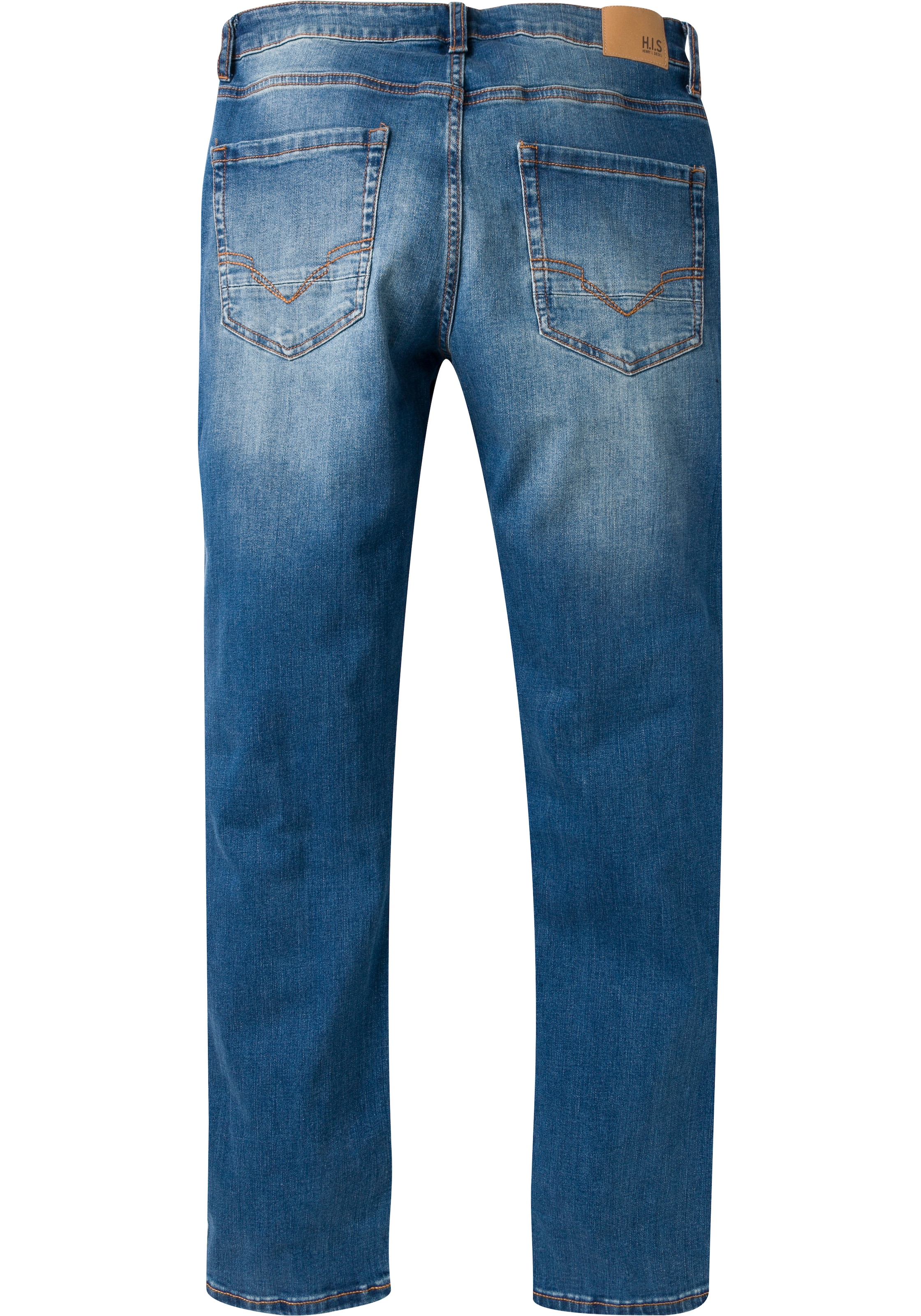 H.I.S Straight-Jeans »DIX«, gerade Beinform, niedrige Leibhöhe, Used-Waschung