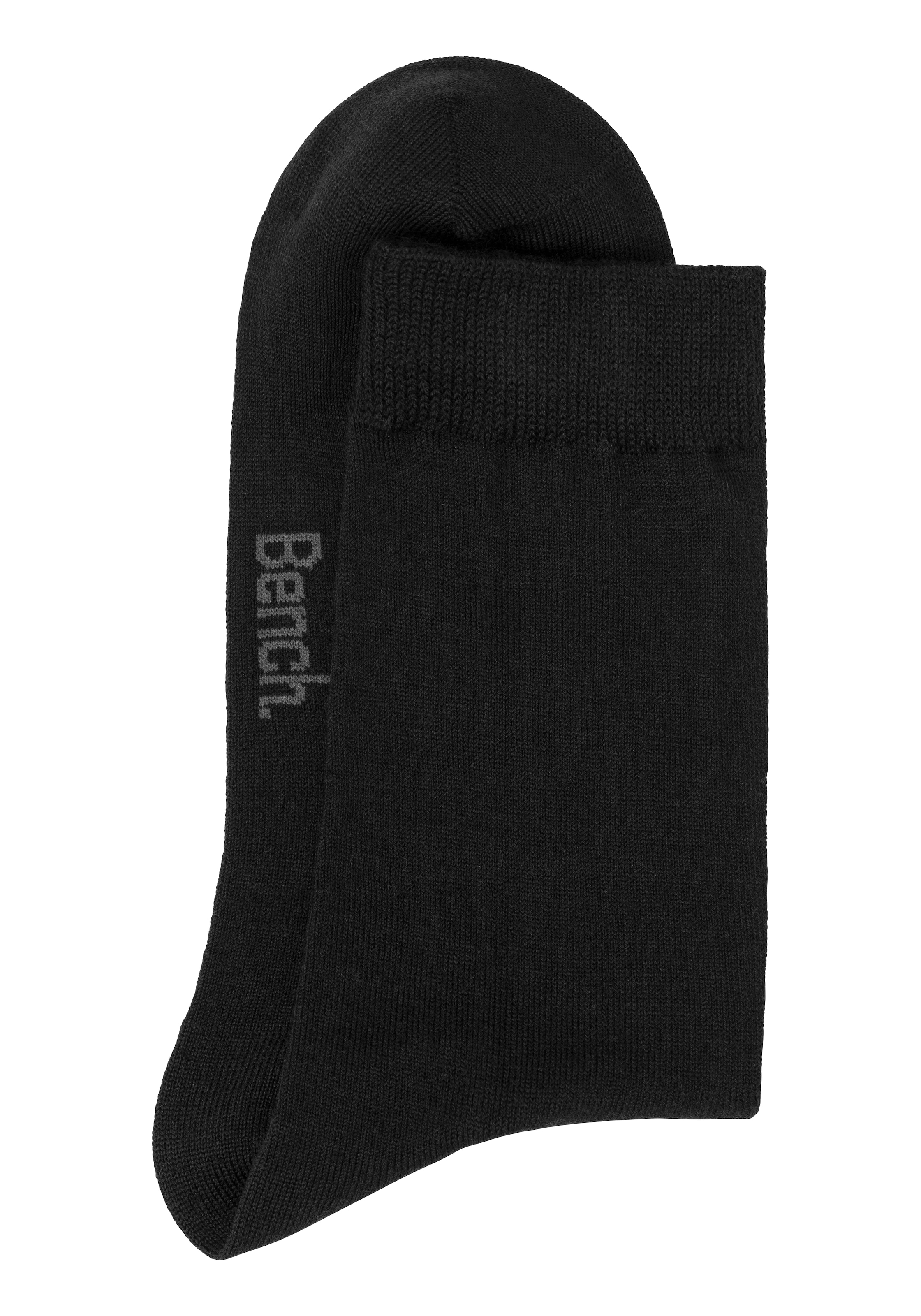 Bench. Socken, (Packung, 3 Paar), Damensocken aus flauschigem Material mit wärmender Wolle