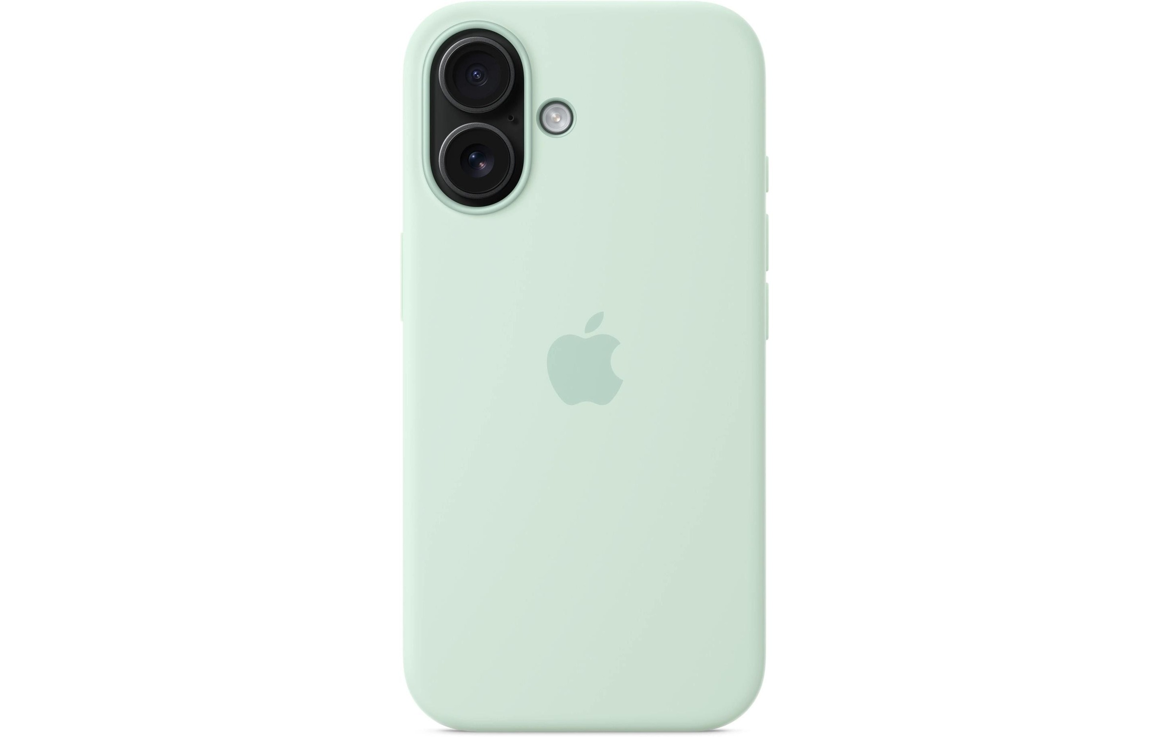 Apple Smartphone Silikon Case mit MagSafe, iPhone 16, Aquamarin