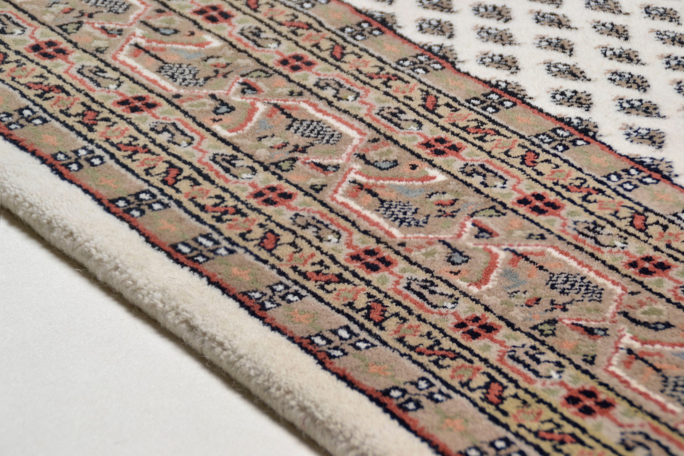 THEKO Orientteppich »Chandi Mir«, rechteckig, 12 mm Höhe, reine Wolle, handgeknüpft, mit Fransen