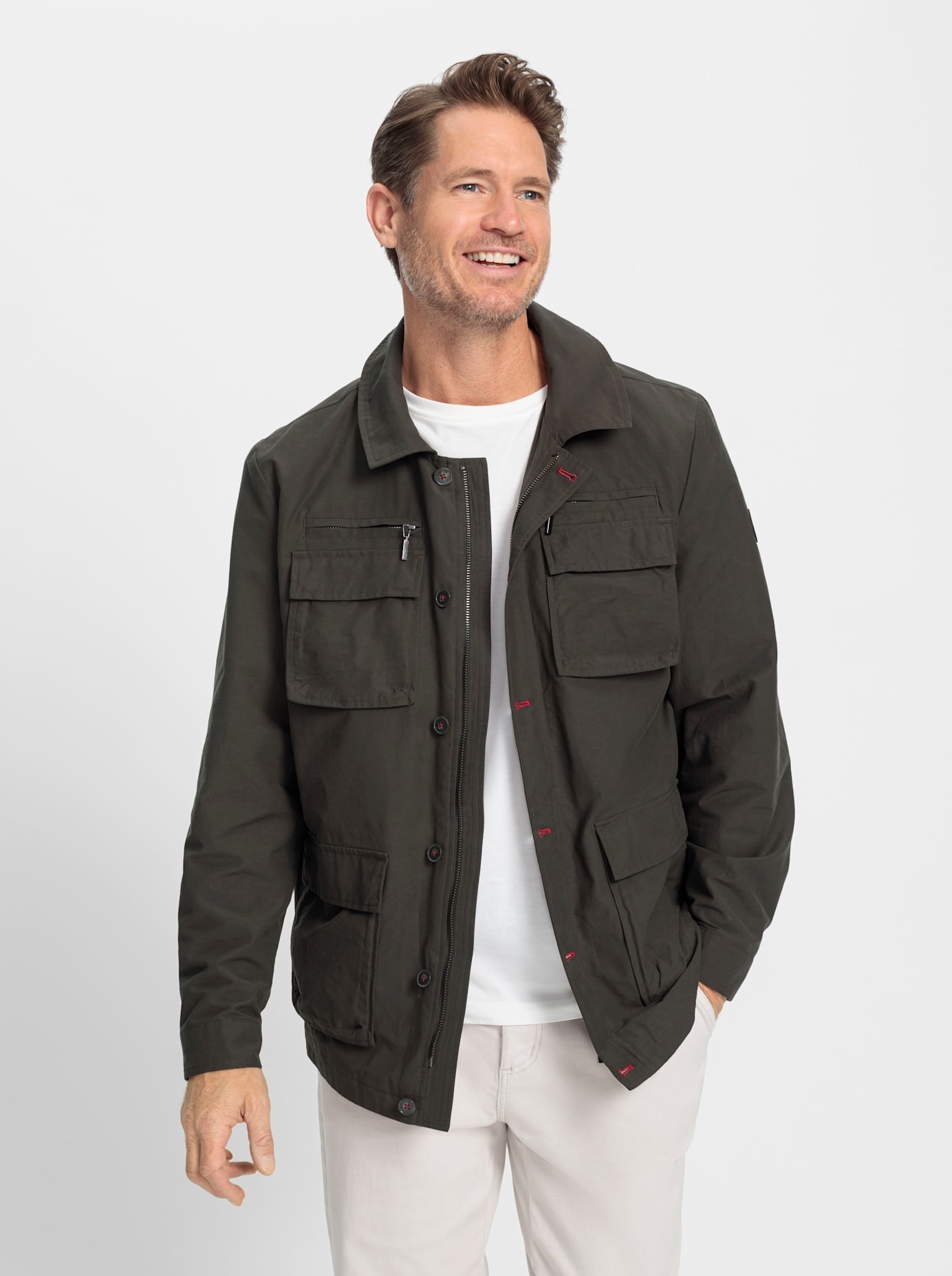 Marco Donati Langjacke, ohne Kapuze