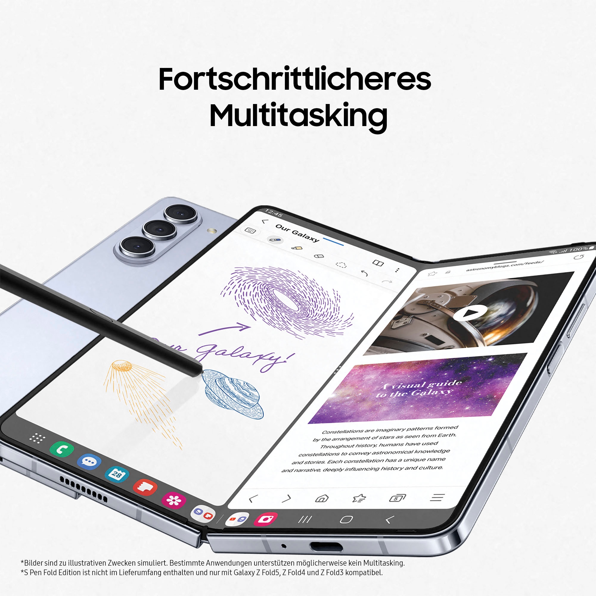 SAMSUNG Galaxy Z Fold 5, 256 GB, Icy Blue