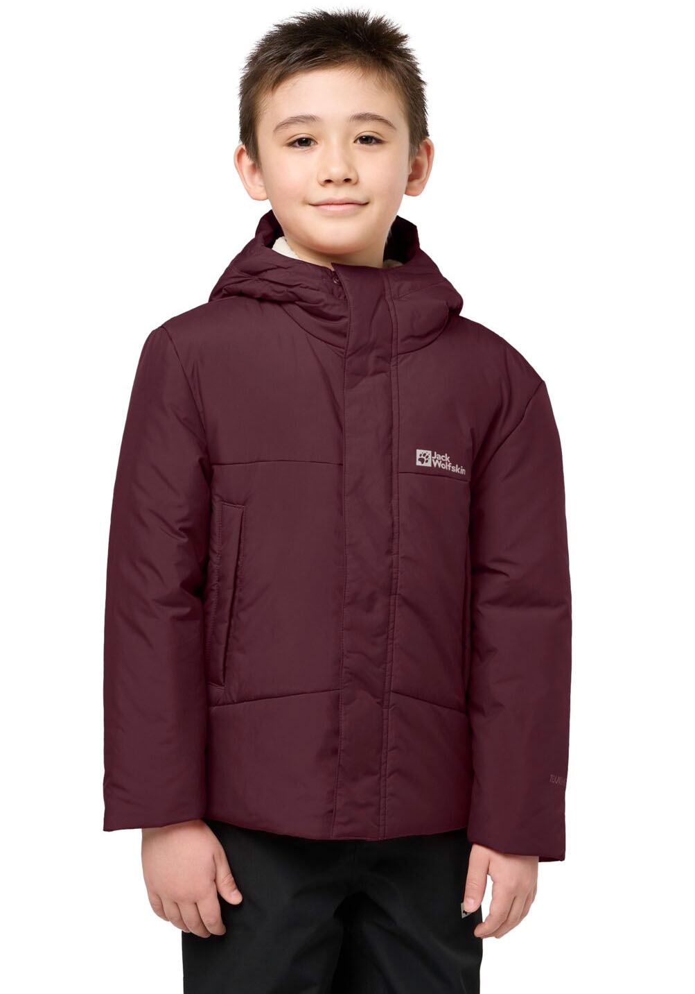 Jack Wolfskin Steppjacke »Jacke SNOWBEAR für Kinder«, mit Kapuze