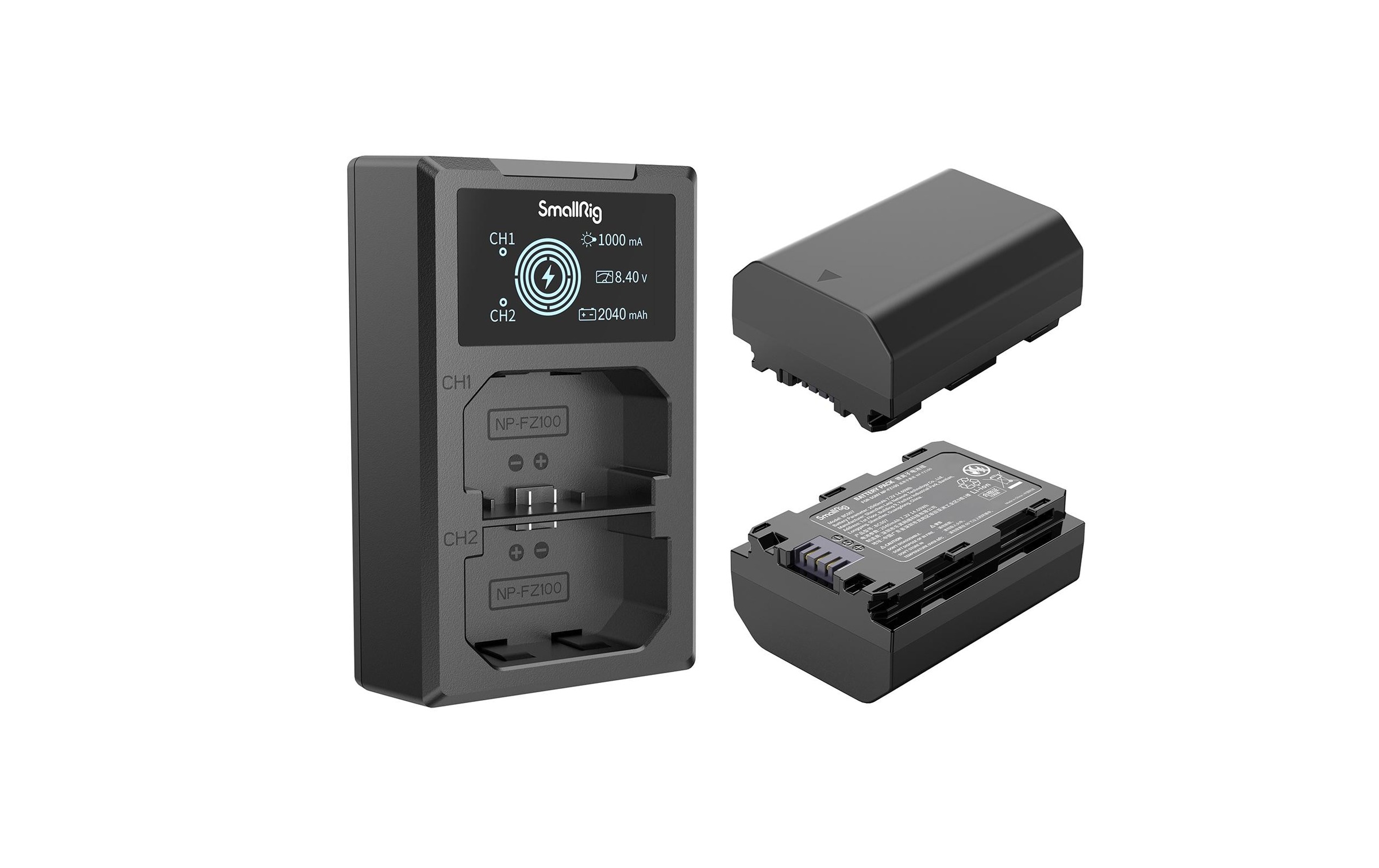 Kamera-Akku »Smallrig NP-FZ100 Akku und Charger Kit«