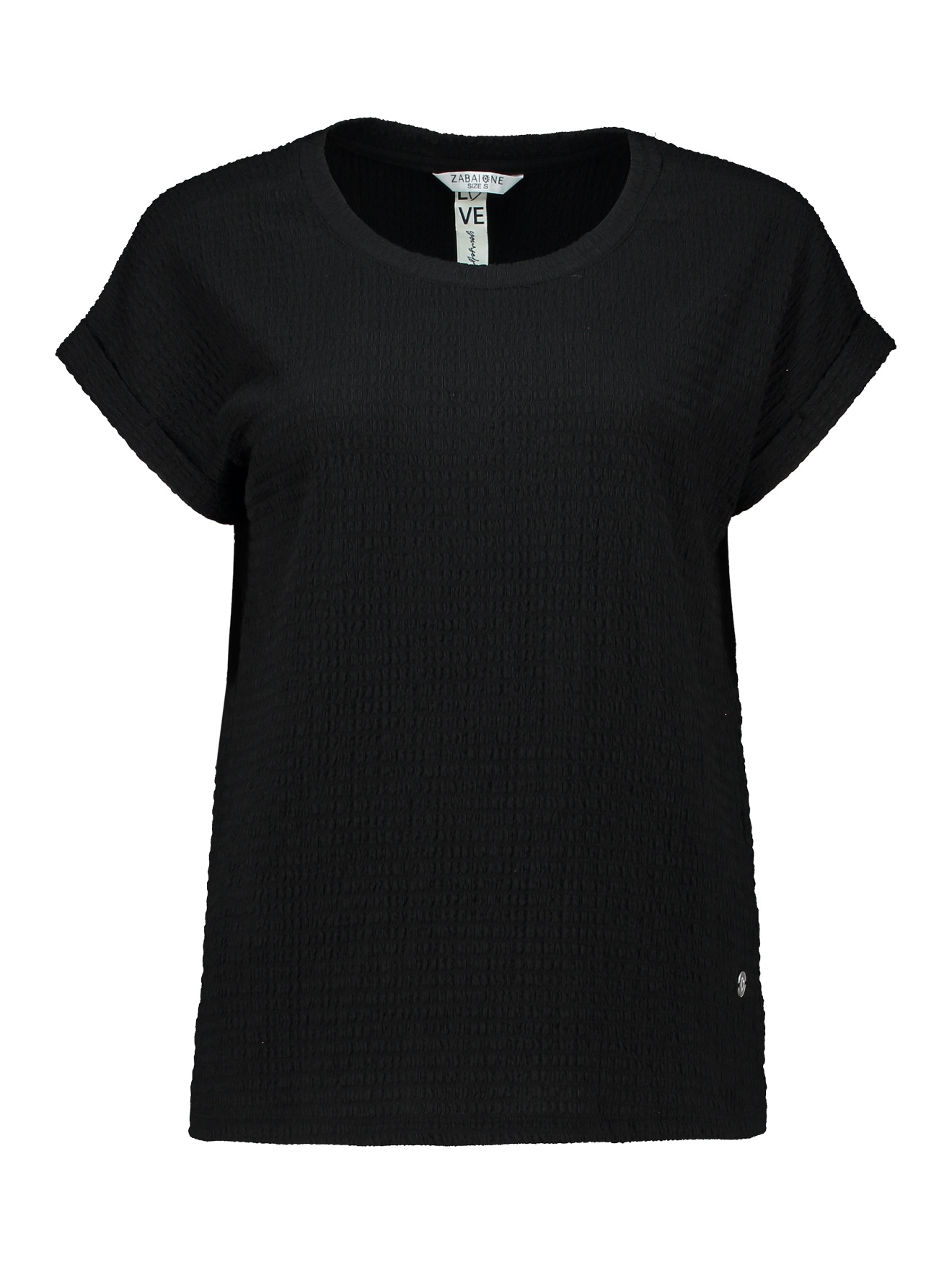 ZABAIONE Kurzarmshirt »Al44legra«, Crinkle-Ware