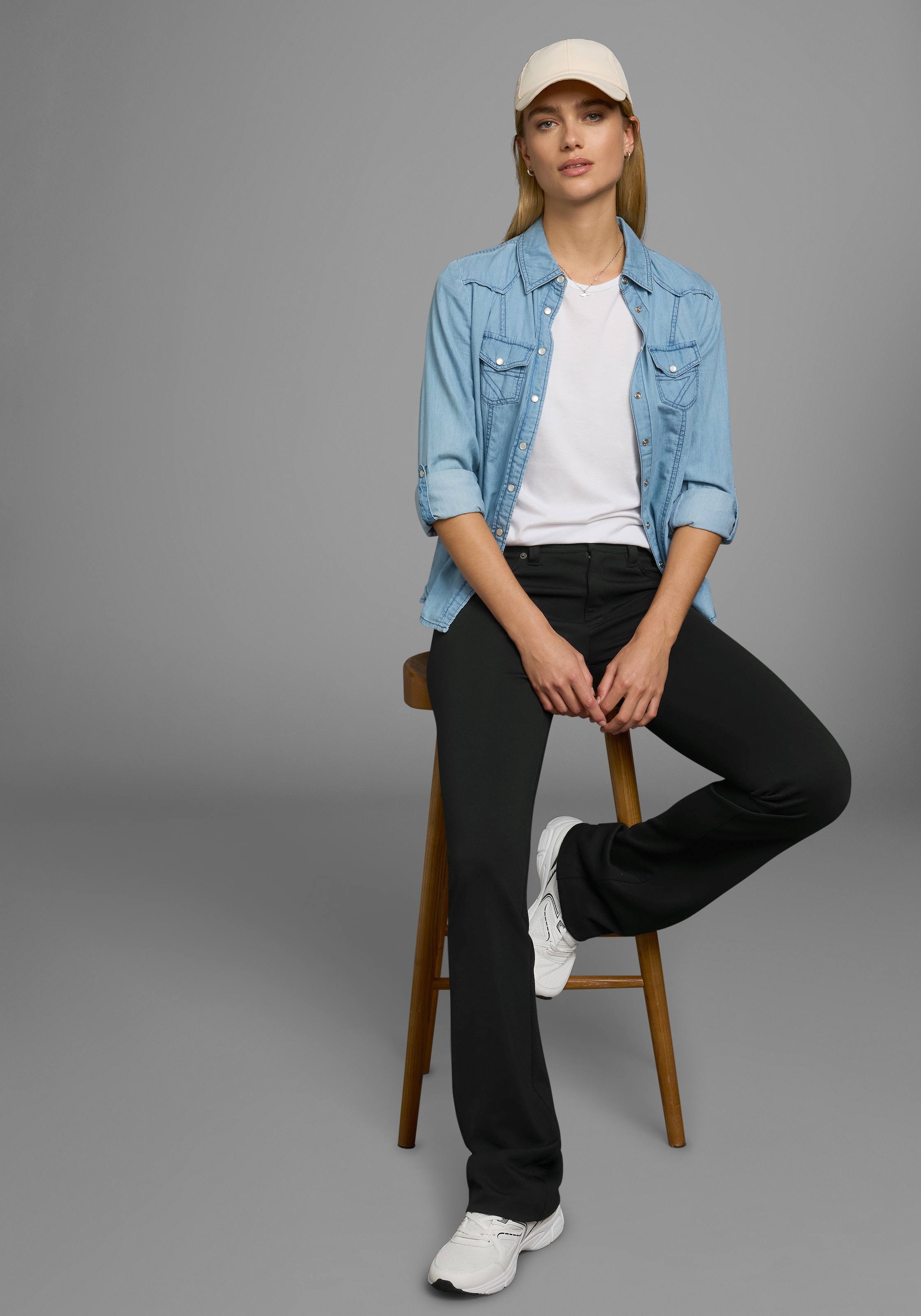 Laura Scott Bootcuthose, aus Jersey-Qualität
