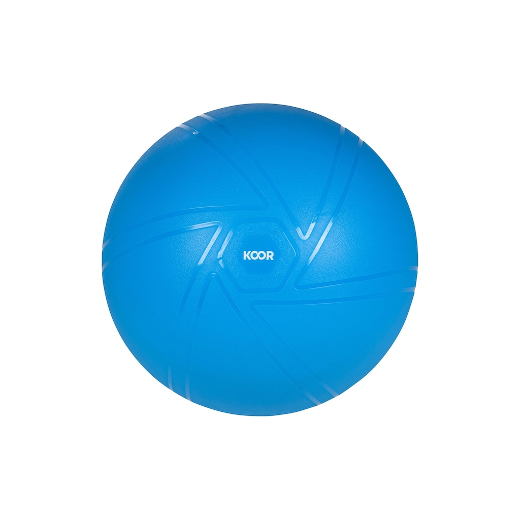 KOOR Gymnastikball »65cm blau«