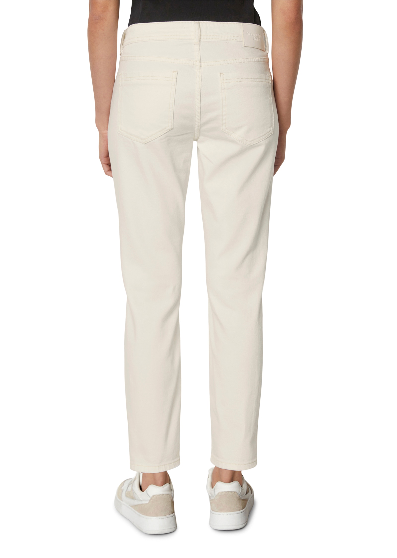 Marc O'Polo DENIM Slim-fit-Jeans »ALVA slim cropped«, Lässiges, verkürztes Bein